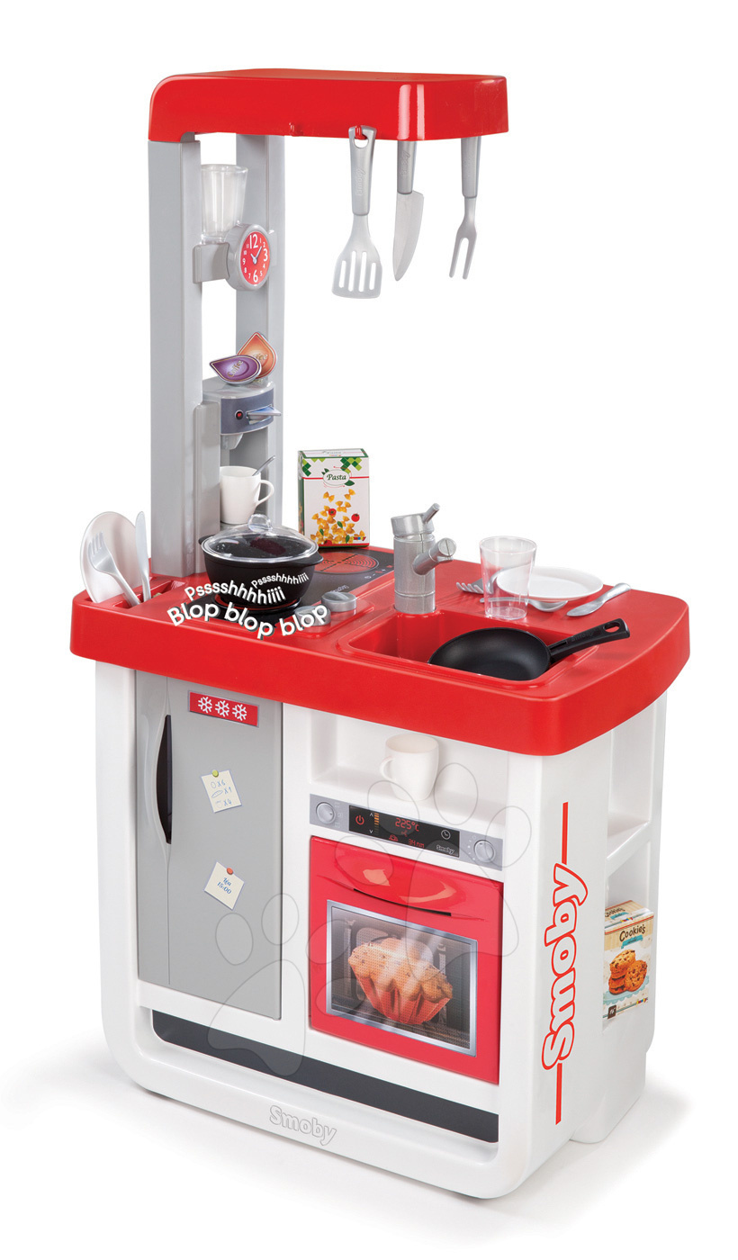 Smoby játékkonyha Bon Appétit Kitchen 310800 piros-ezüst