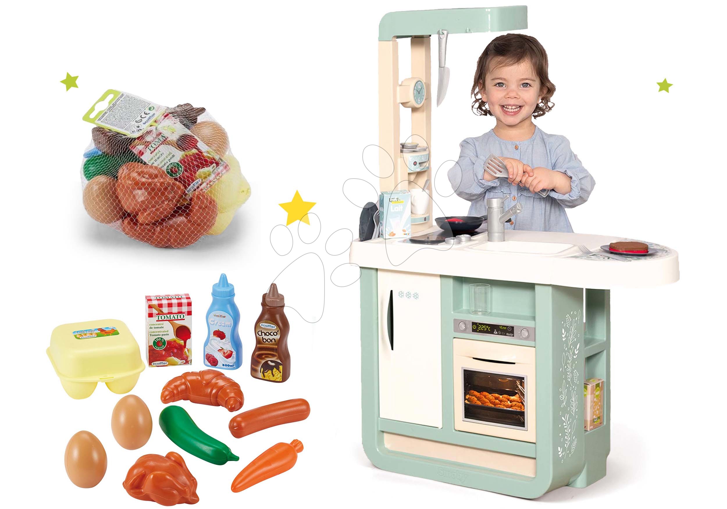 Smoby Jeu de cuisine pour enfants comprenant 23 …