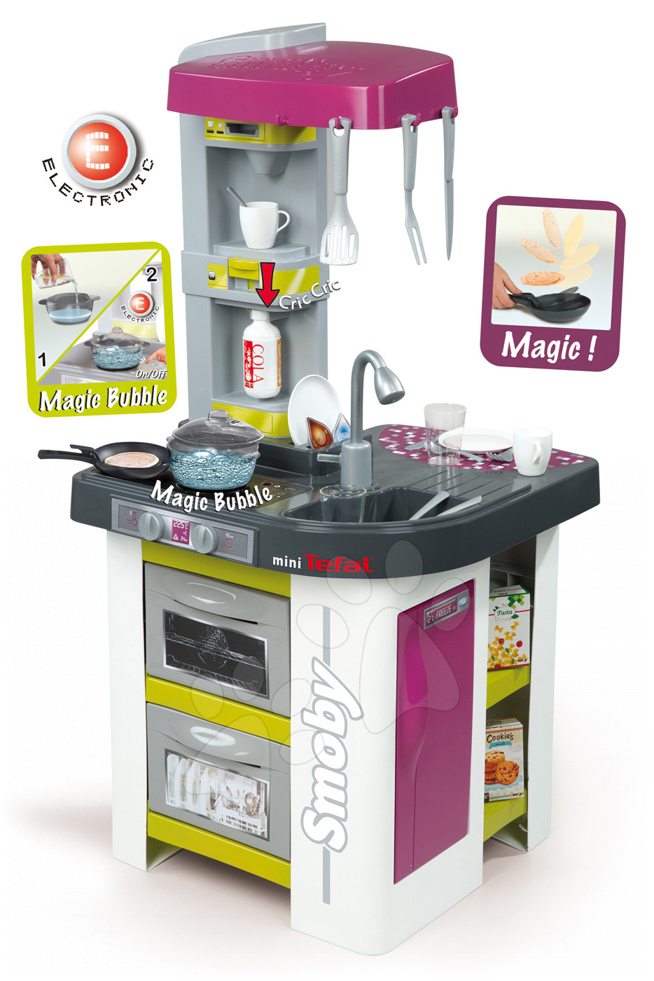 ② Mini cuisine jouet Tefal avec plus de 100 accessoires — Jouets