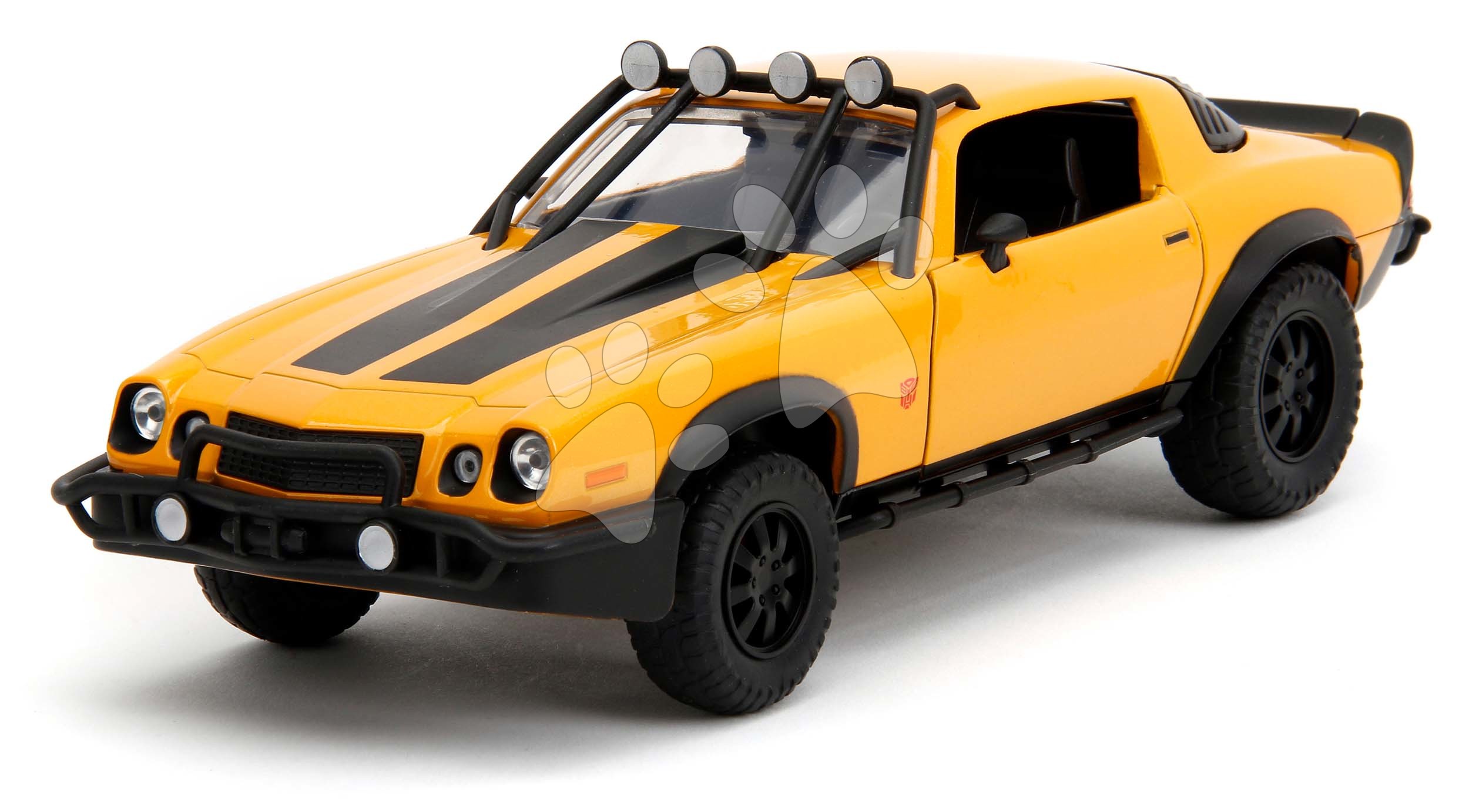 Autíčko Chevrolet Camaro Bumblebee 1977 Transformers Jada kovové délka 20 cm 1:24