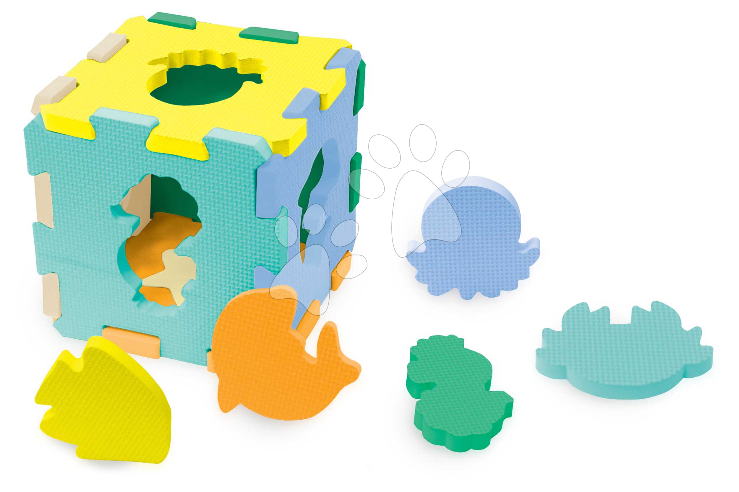 Penové puzzle Sensory Puzzle Foam Mat Infantino extra silné 50*33 cm od 0 mes