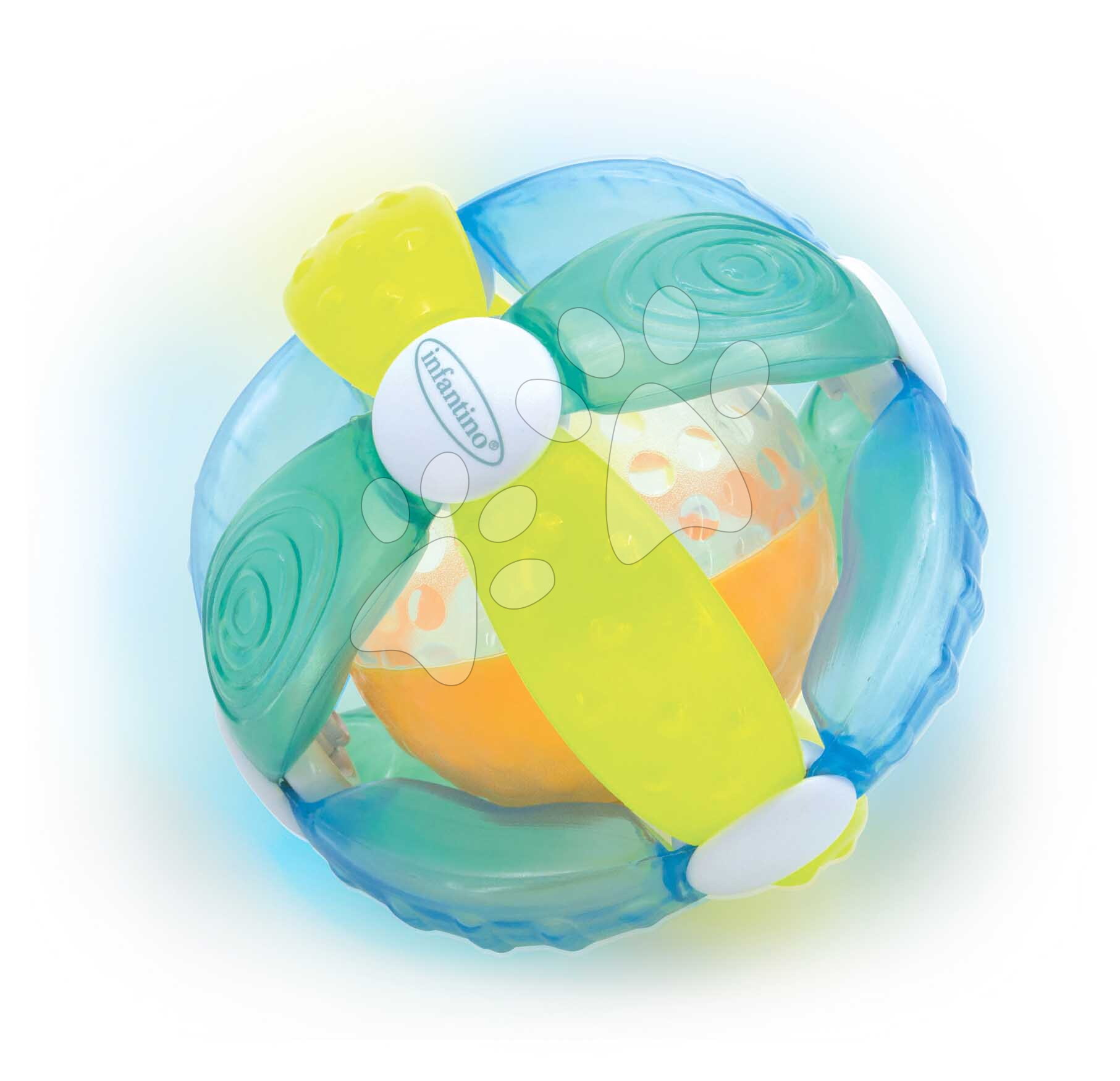 Hudobná loptička Blink'N Bling Ball Infantino so zvukmi a svetlom od 6 mes