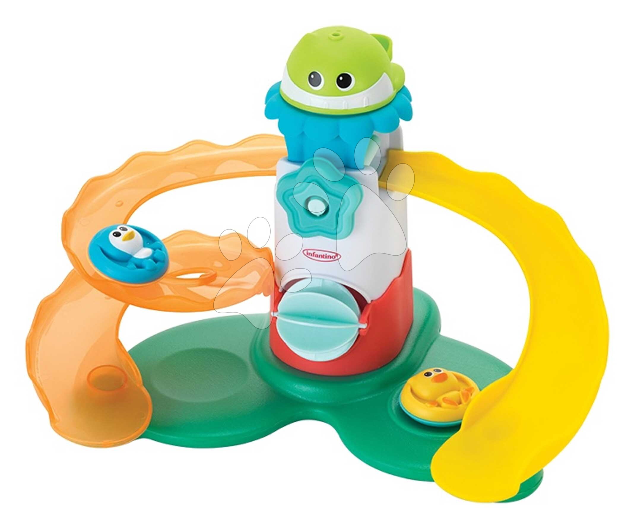 Tobogán do vane Splash'N Silde Waterpark Wonder Infantino so zvieratkami od 12 mes