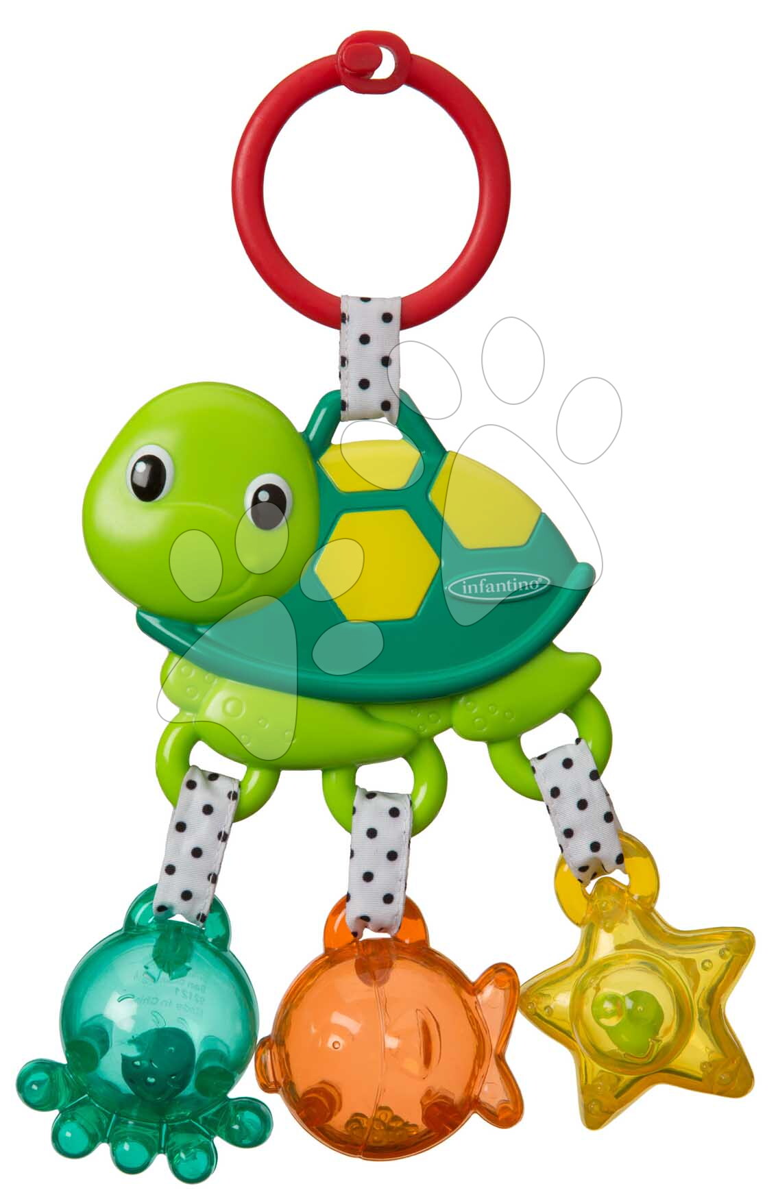 Hrkálka Morská korytnačka Jingle Sea Charms Turtle Rattle Infantino od 0 mes