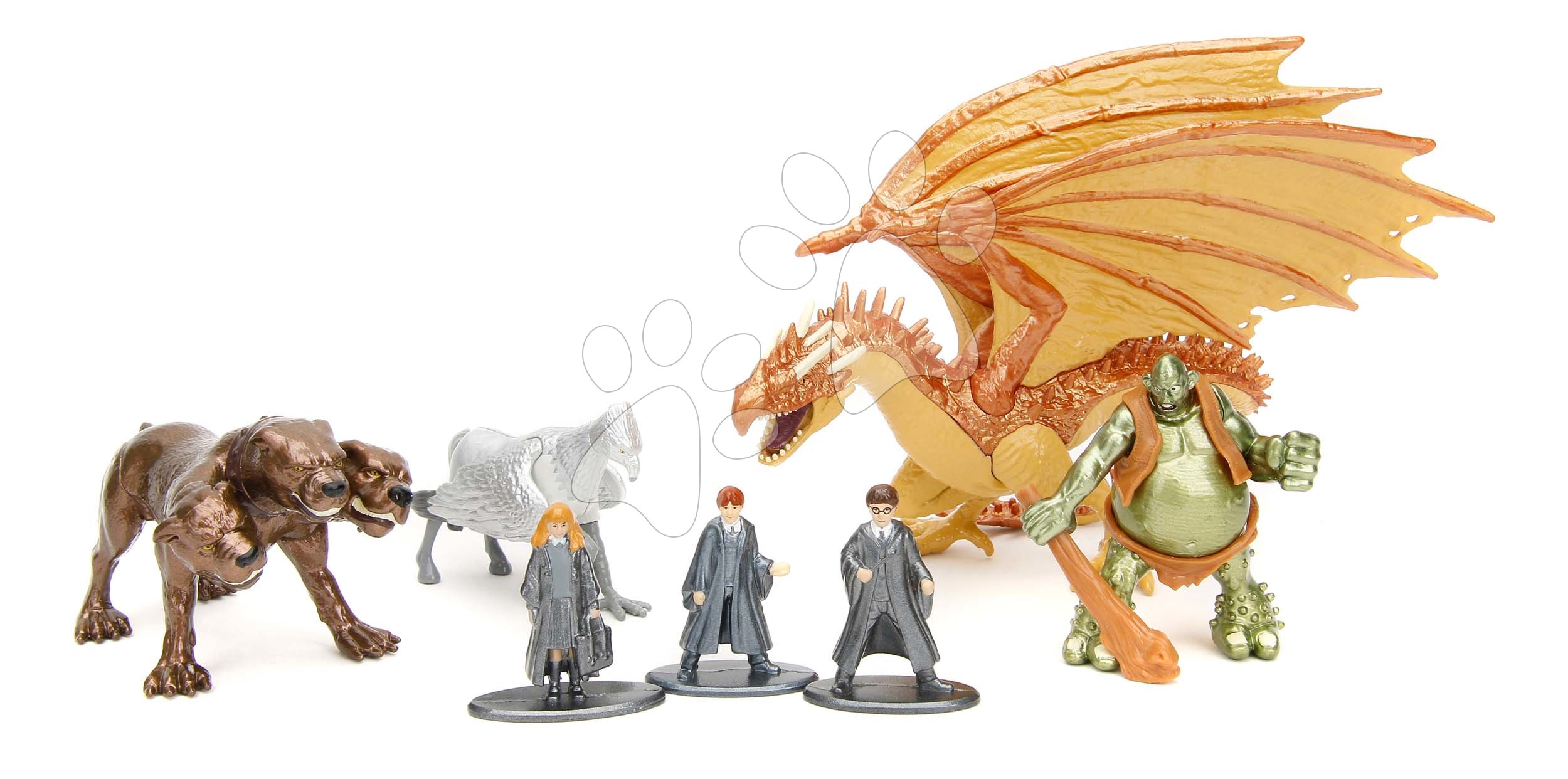 Figúrky zberateľské Harry Potter Mega Pack Jada kovové sada 7 druhov od 6 rokov JA3184000