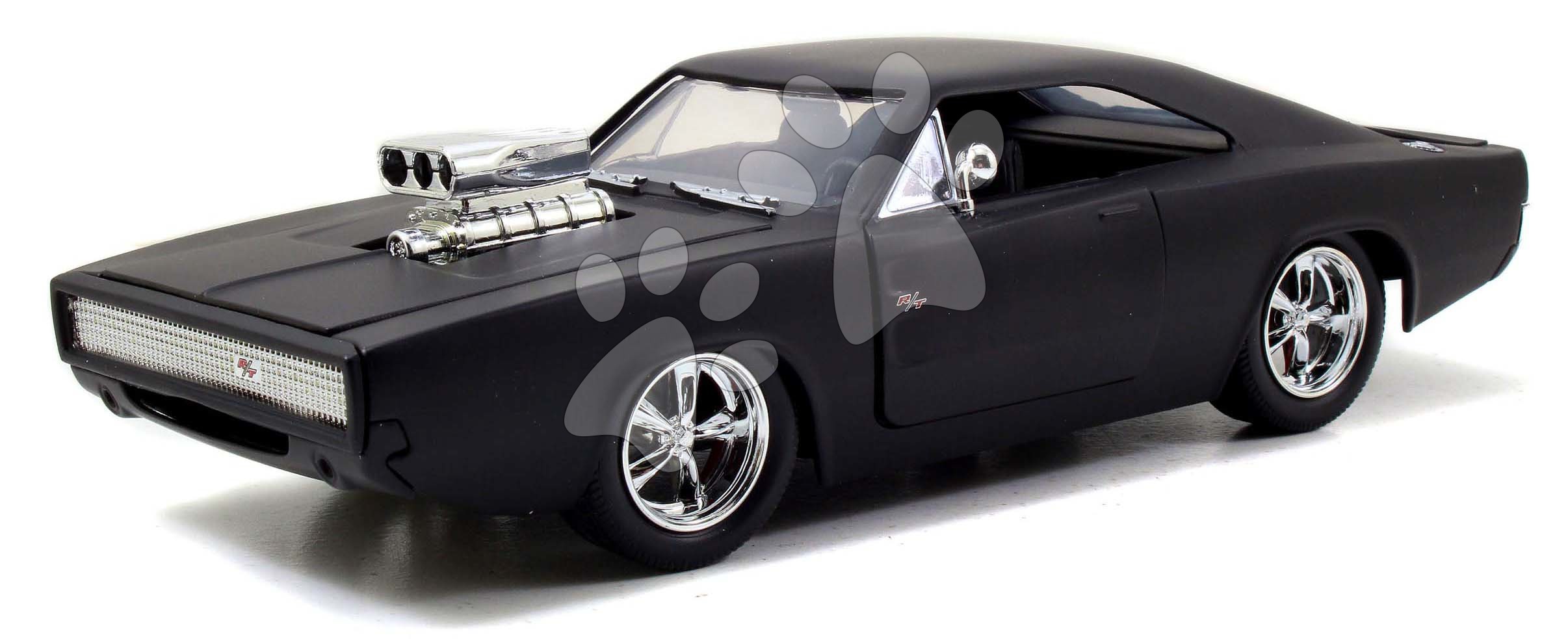 Autíčko Dodge Charger Street Fast & Furious Jada kovové s otvárateľnými dverami dĺžka 21 cm 1:24