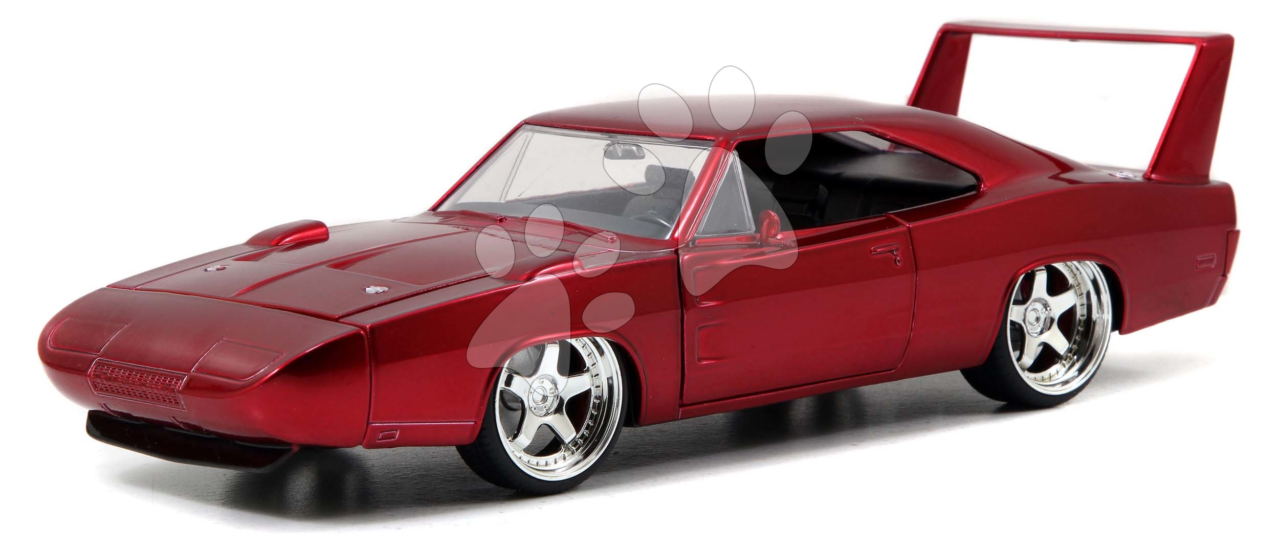 Kisautó Dodge Charger Daytona 1969 Fast & Furious Jada fém nyitható részekkel hossza 22 cm 1:24