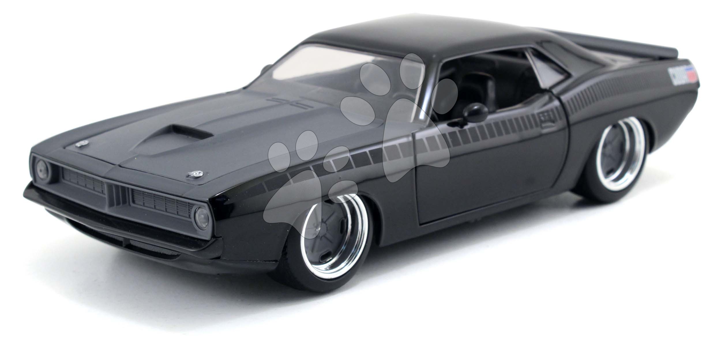 Kisautó Plymouth 1970 Barracuda Fast & Furious Jada fém nyitható részekkel 18 cm 1:24