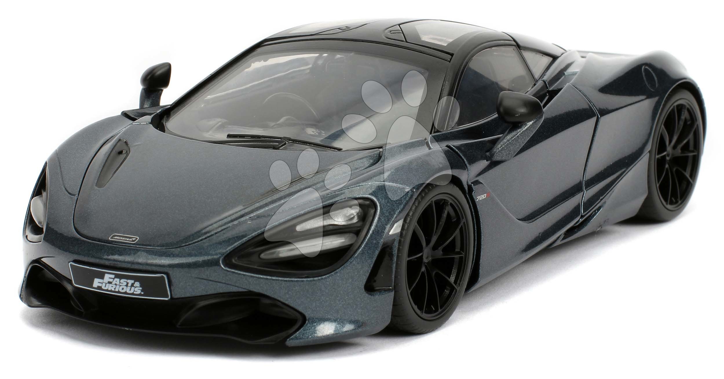 Kisautó Shawna McLarena 720S Fast & Furious Jada fém nyitható részekkel hossza 20,5 cm 1:24