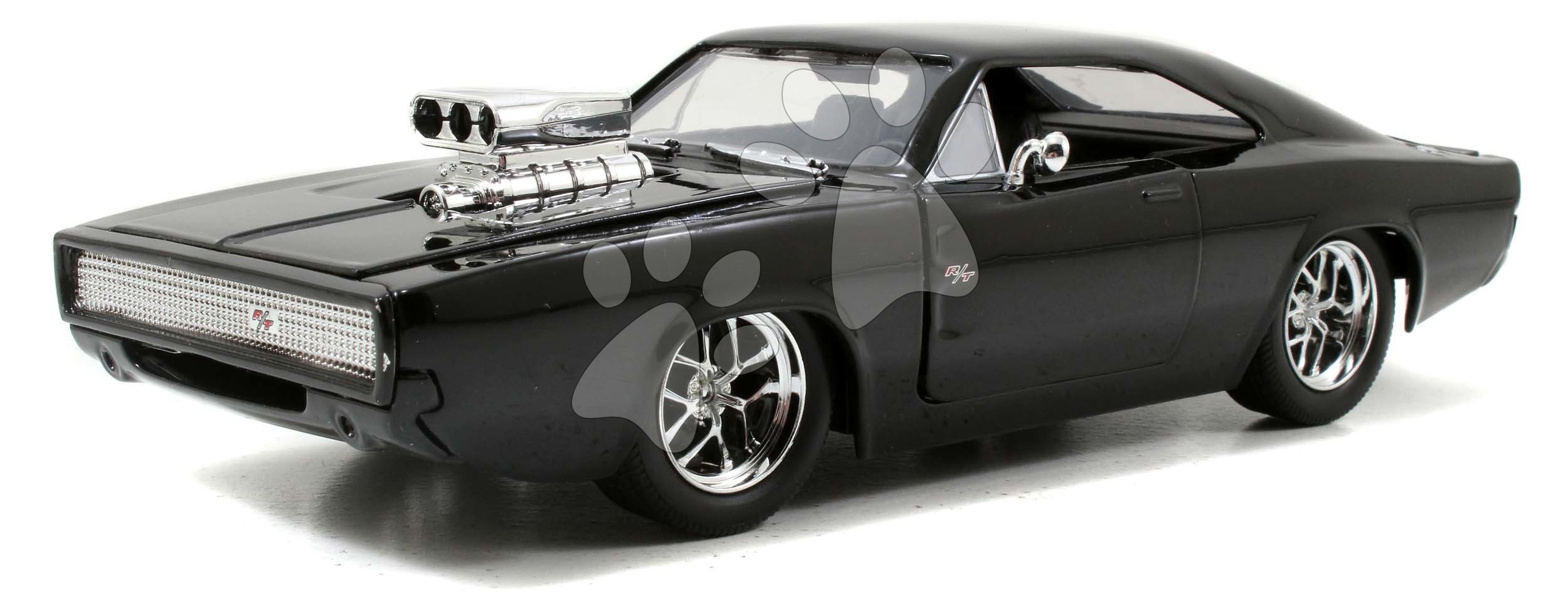 Autíčko Dodge Charger R/T 1970 Fast & Furious Jada kovové s otvárateľnými časťami dĺžka 21 cm 1:24