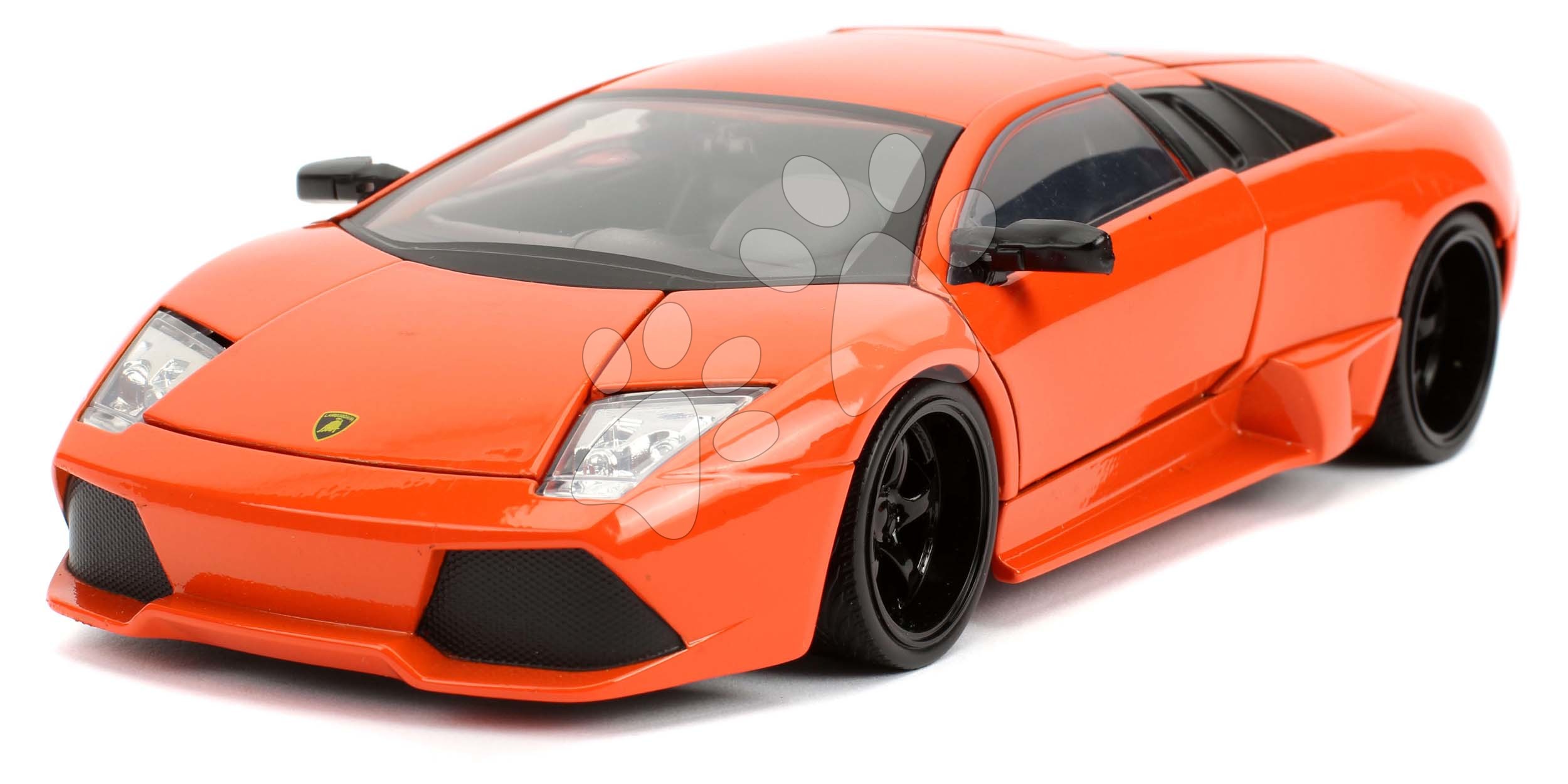 E-shop Autíčko Lamborghini Murcielago Fast & Furious Jada kovové s otvárateľnými časťami dĺžka 18 cm 1:24