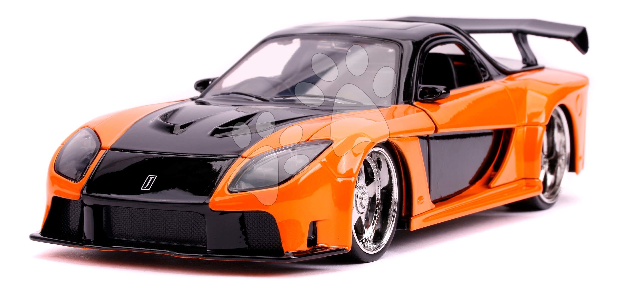 Kisautó Mazda RX-7 Fast & Furious Jada fém nyitható részekkel hossza 21 cm 1:24 JA3203058