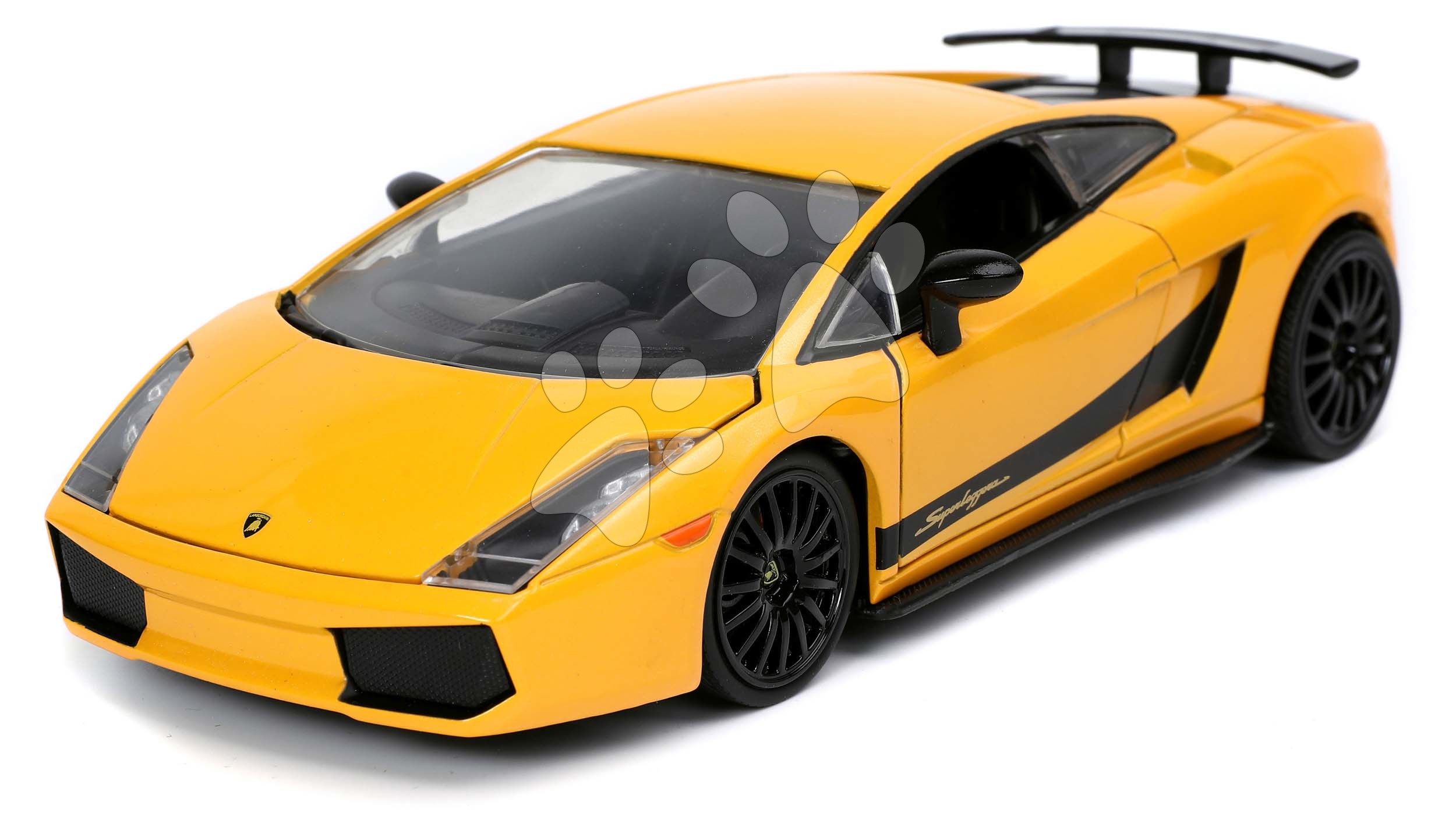 Autíčko Lamborghini Gallardo Fast & Furious Jada kovové s otvárateľnými časťami dĺžka 20 cm 1:24