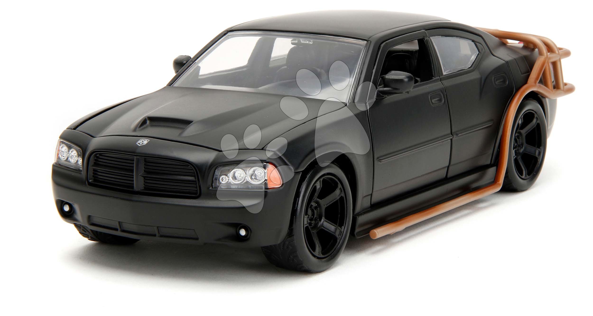 Kisautó rablókocsi Dodge Charger Fast & Furious Jada fém gumikerekekkel és nyitható részekkel hossza 19 cm 1:24