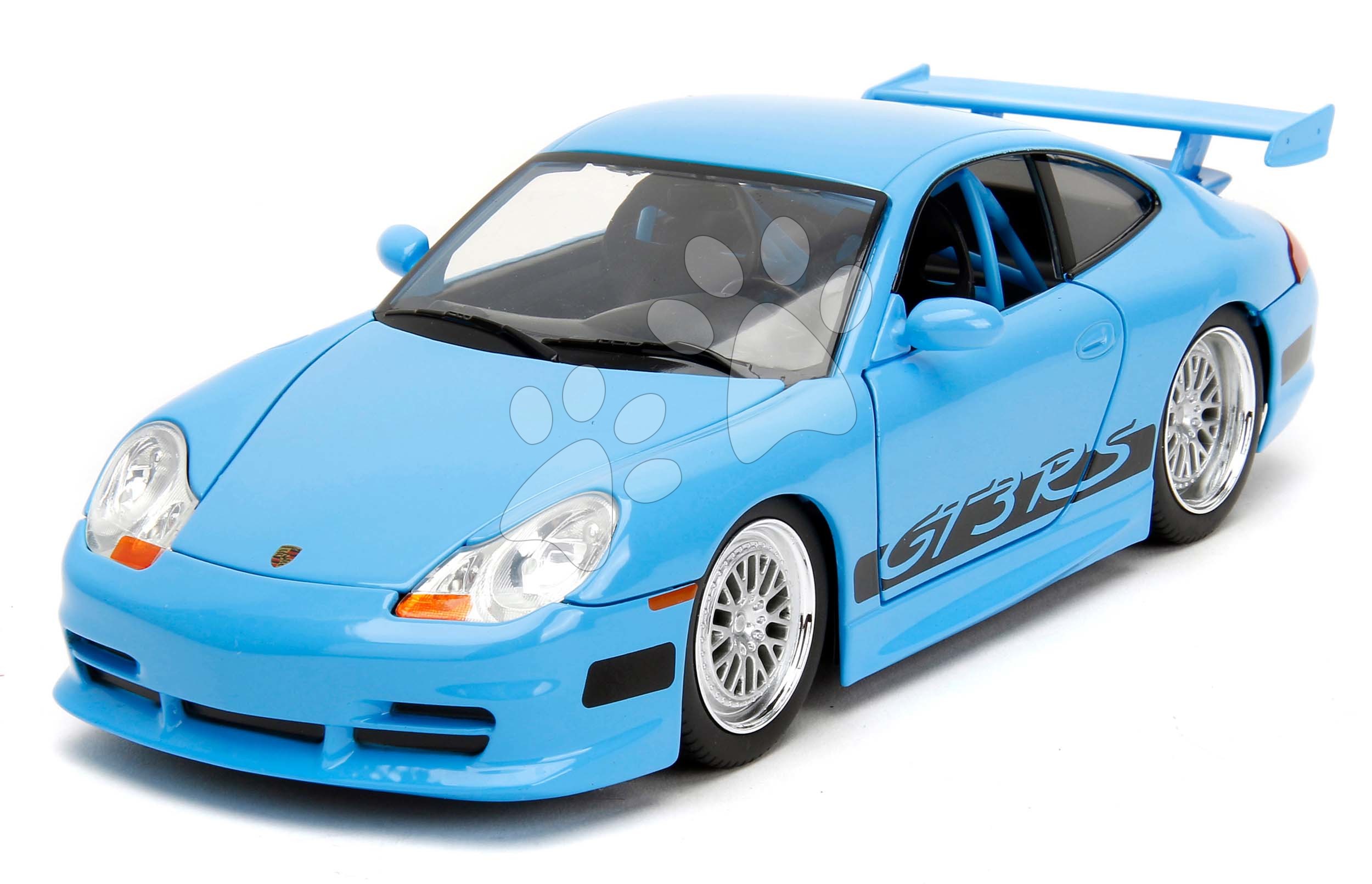 Kisautó Brian Porsche 911 GTS RS Fast & Furious Jada fém nyitható részekkel hossza 19 cm 1:24