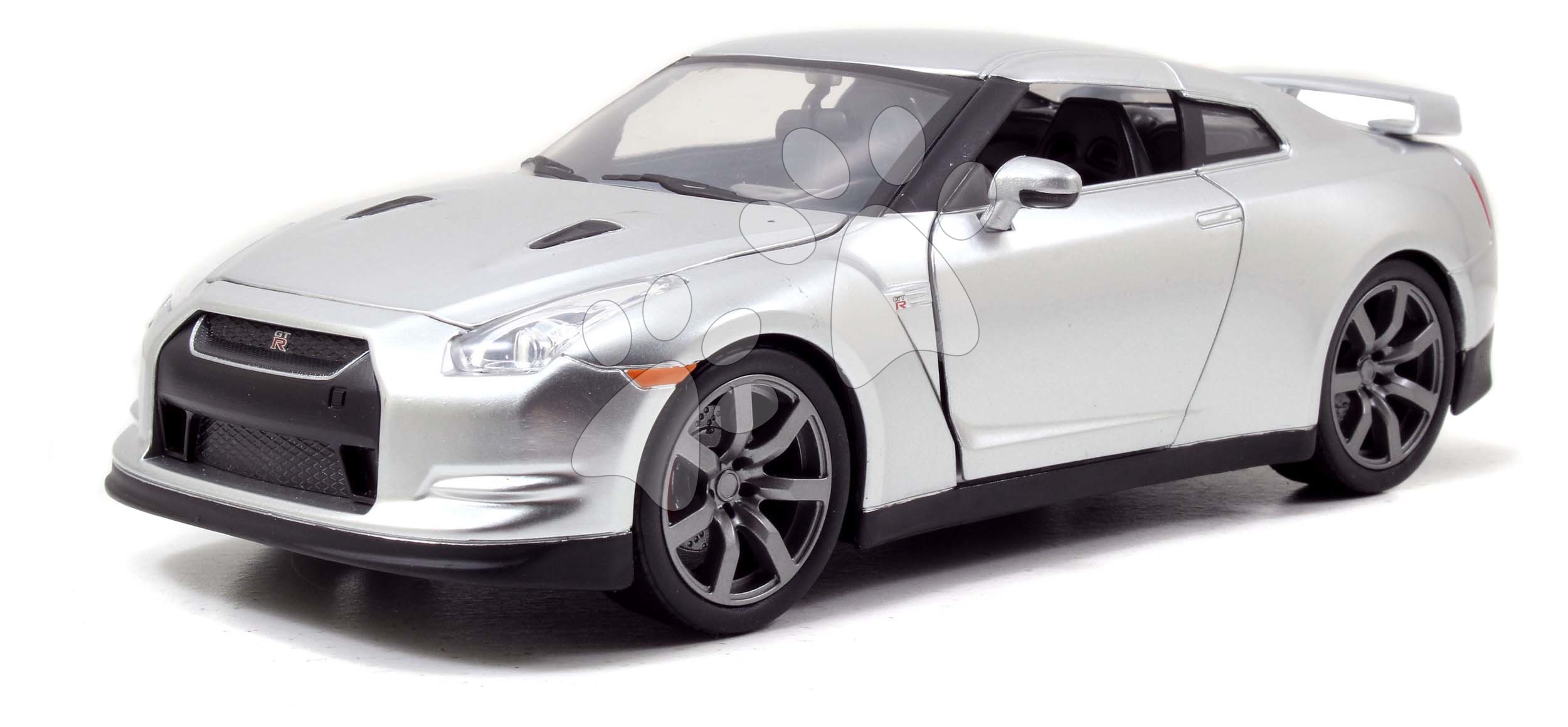 Autíčko Nissan GT-R 2009 Fast & Furious Jada kovové s otevíratelnými částmi délka 19 cm 1:24