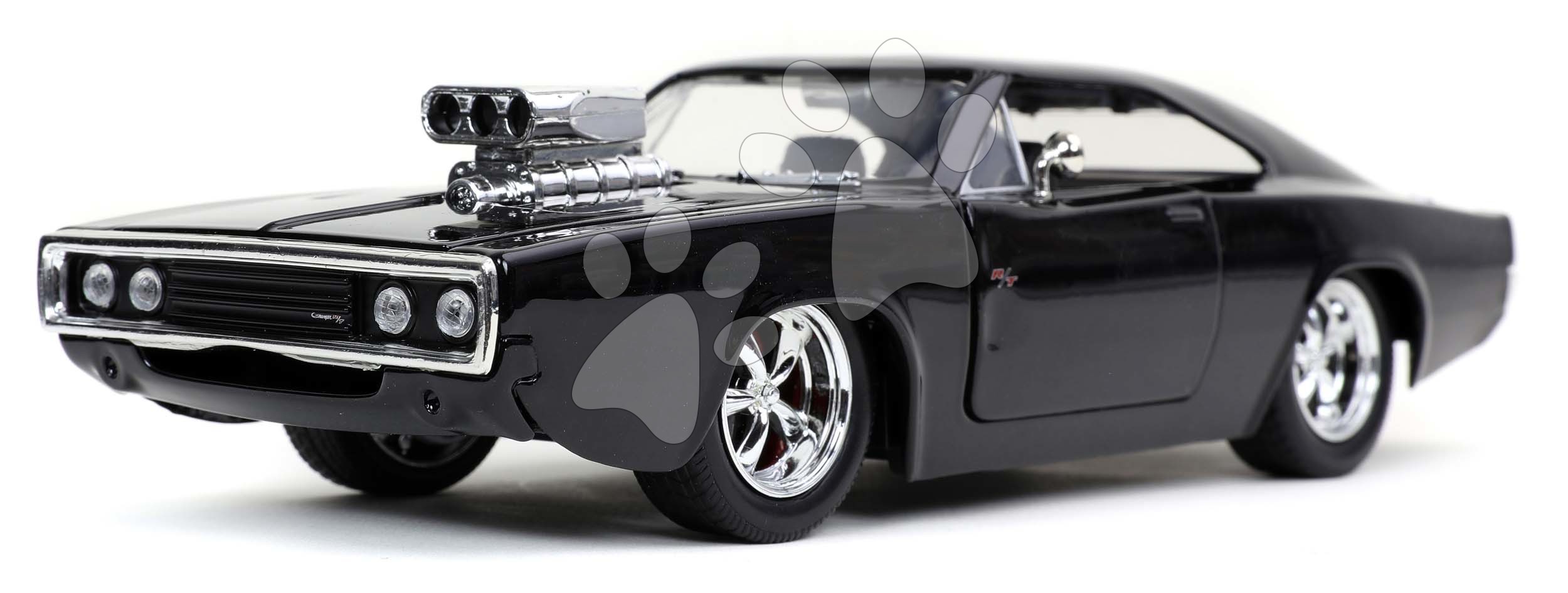 Kisautó Dodge Charger Street 1970 Fast & Furious Jada fém nyitható részekkel hossza 19 cm 1:24