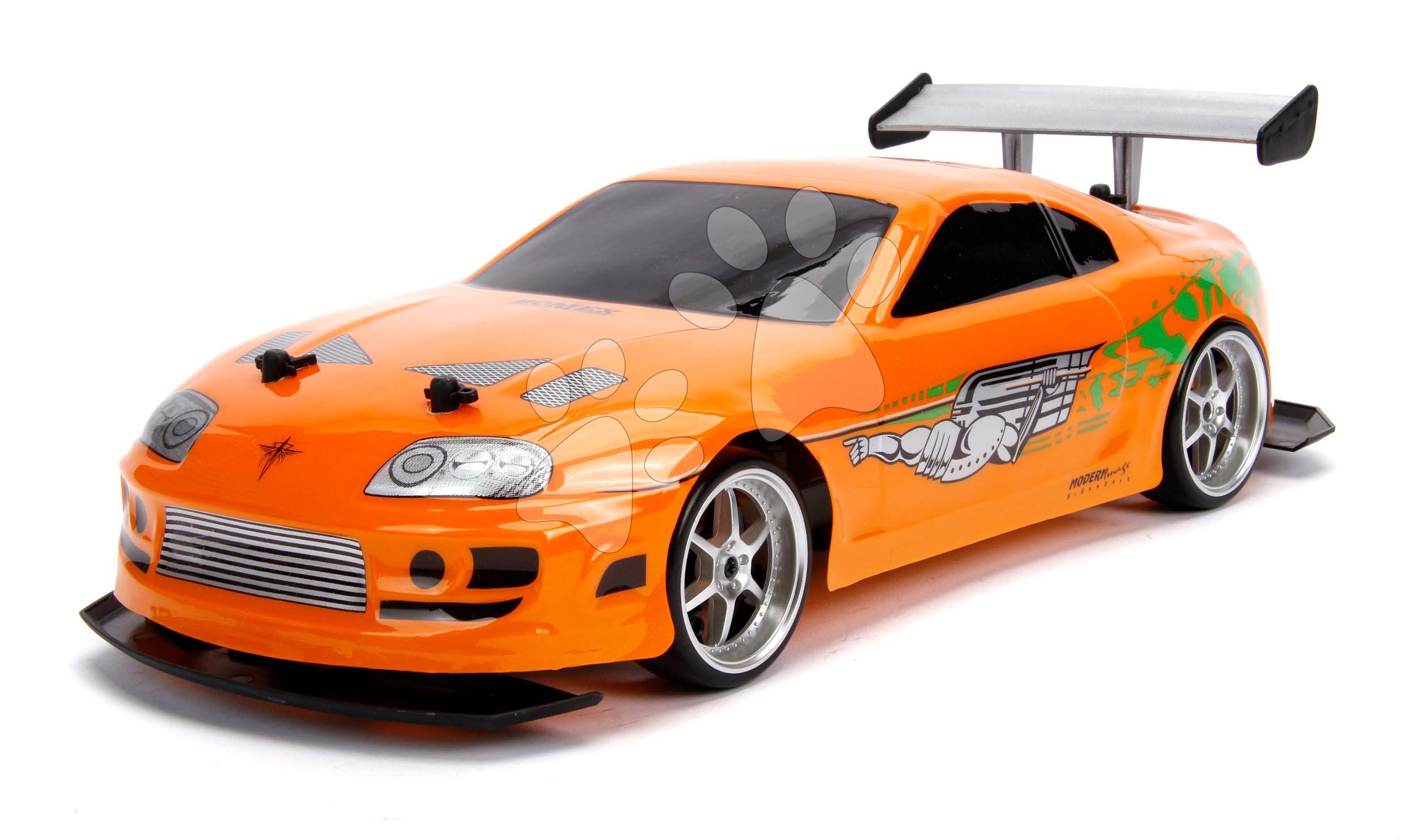 Autíčko na diaľkové ovládanie RC Drift Toyota 1995 Fast & Furious Jada s náhradnými pneumatikami dĺžka 41 cm 1:10 JA3209003