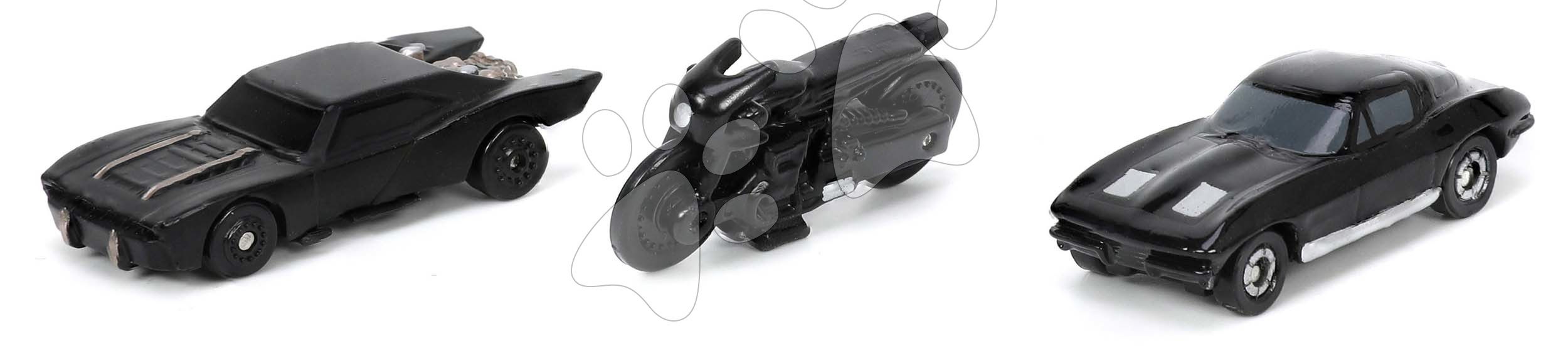 Autíčka Batman Nano 3-Pack Jada kovová délka 4 cm sada 3 druhů