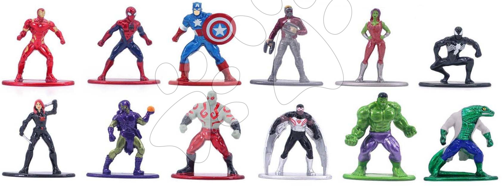 Figúrka zberateľská Marvel Single Pack Nanofigs Jada kovová výška 4 cm