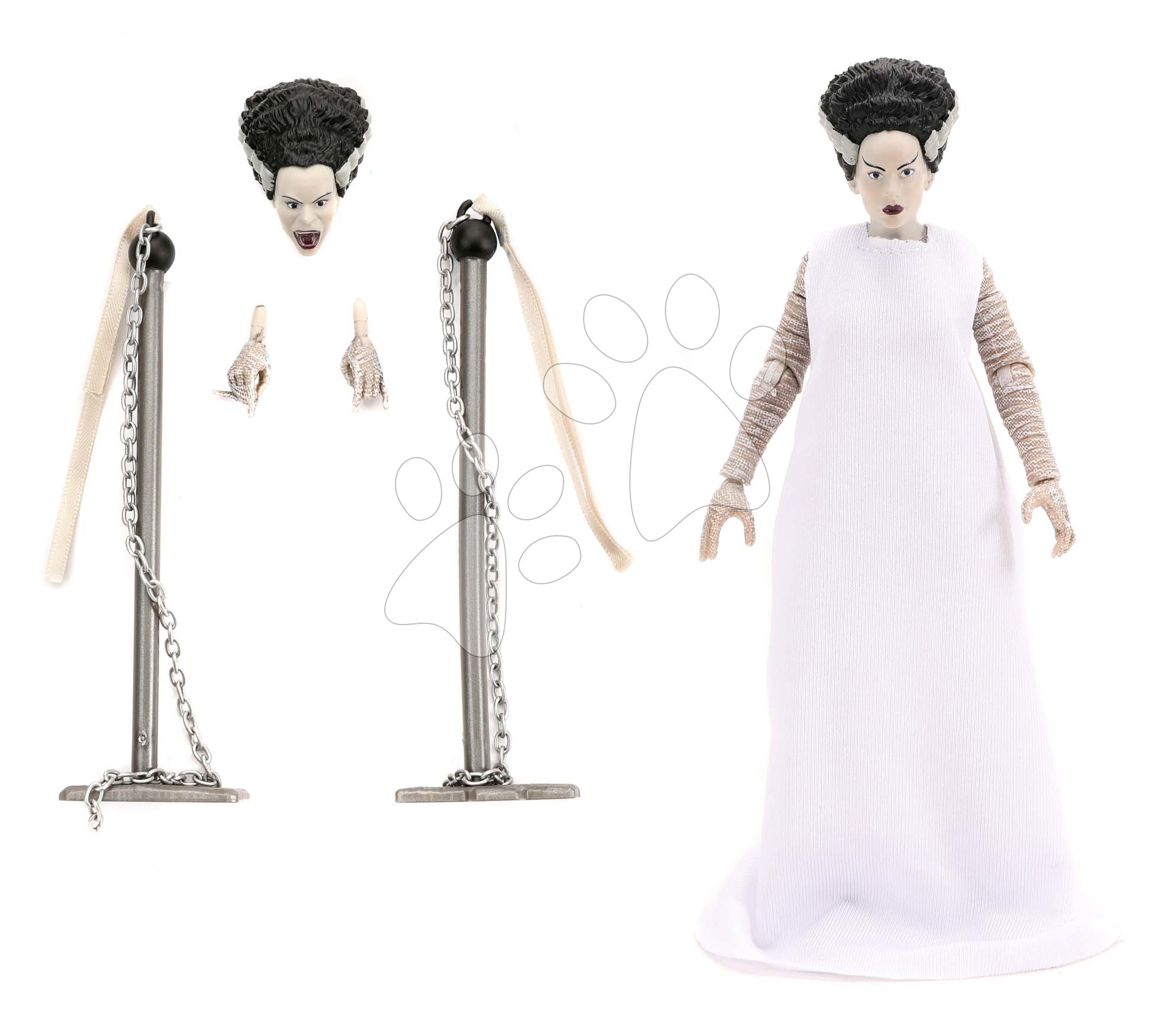 Figura Frankenstein menyasszonya Monsters Jada mozgatható részekkel és kiegészítőkkel magassága 15 cm