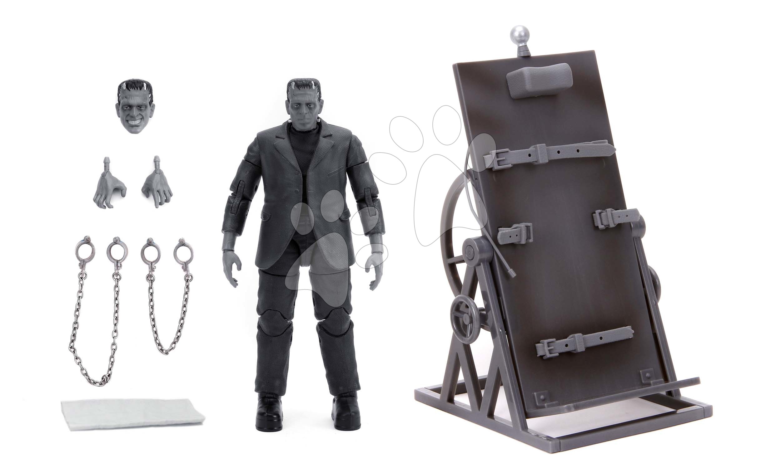 Figura Frankenstein Deluxe Next Level Jada mozgatható részekkel és kiegészítőkkel magassága 15 cm