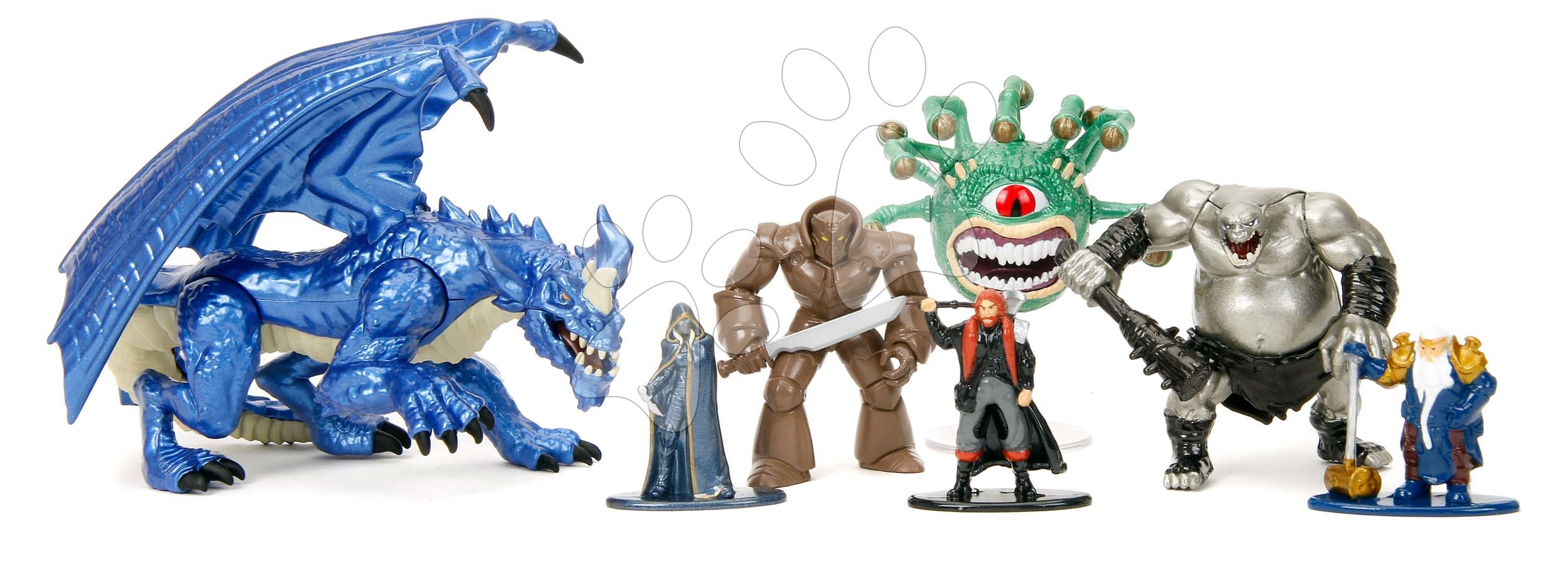 Figurák gyűjtői darabok Dungeons & Dragons Megapack Jada fém szett 7 fajta