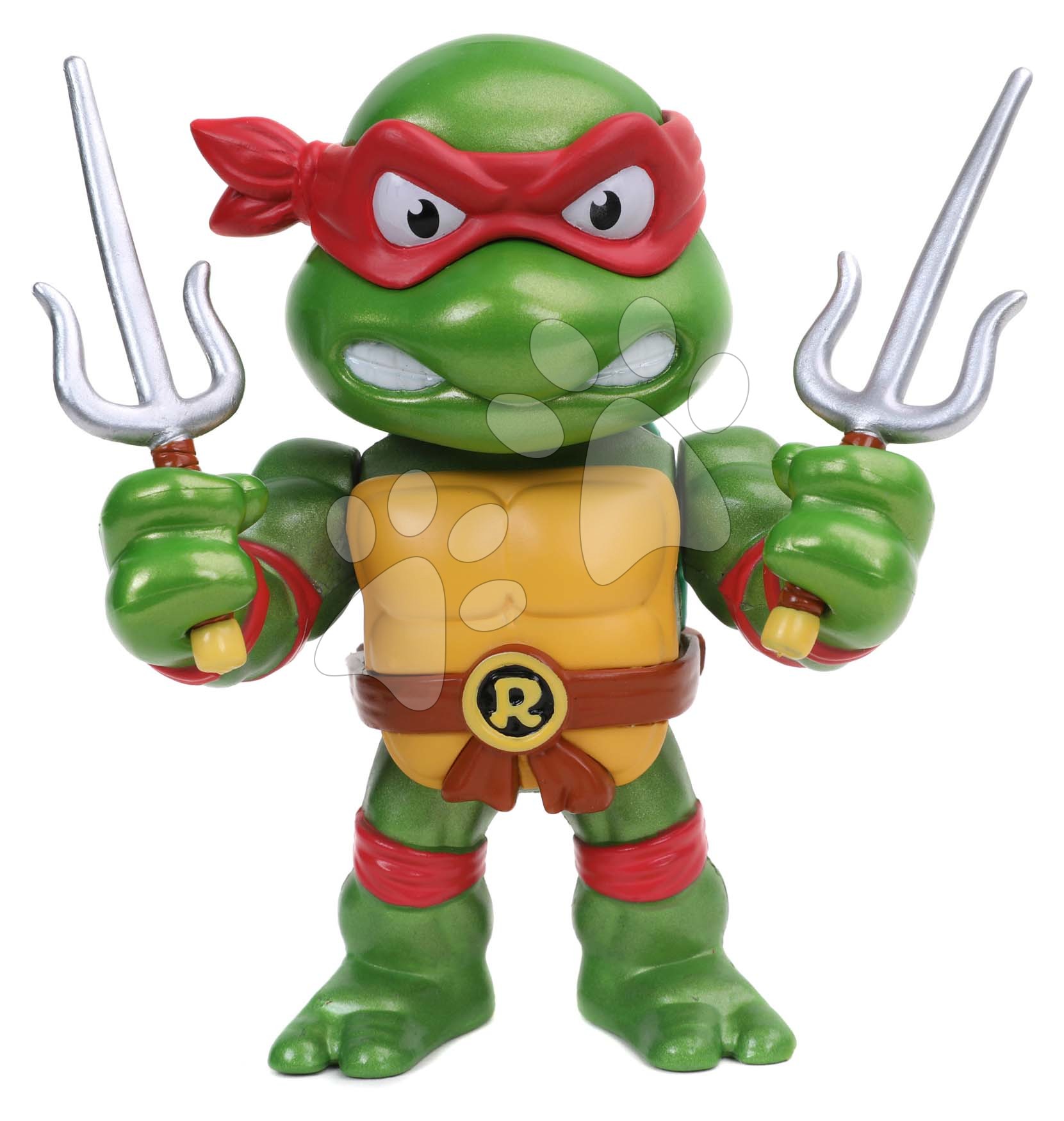 Figurka sběratelská Turtles Raphael Jada kovová s pohyblivými rameny výška 10 cm