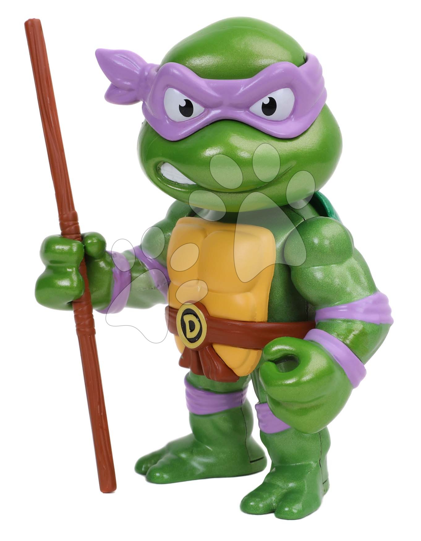 Figúrka zberateľská Turtles Donatello Jada kovová s pohyblivými ramenami výška 10 cm