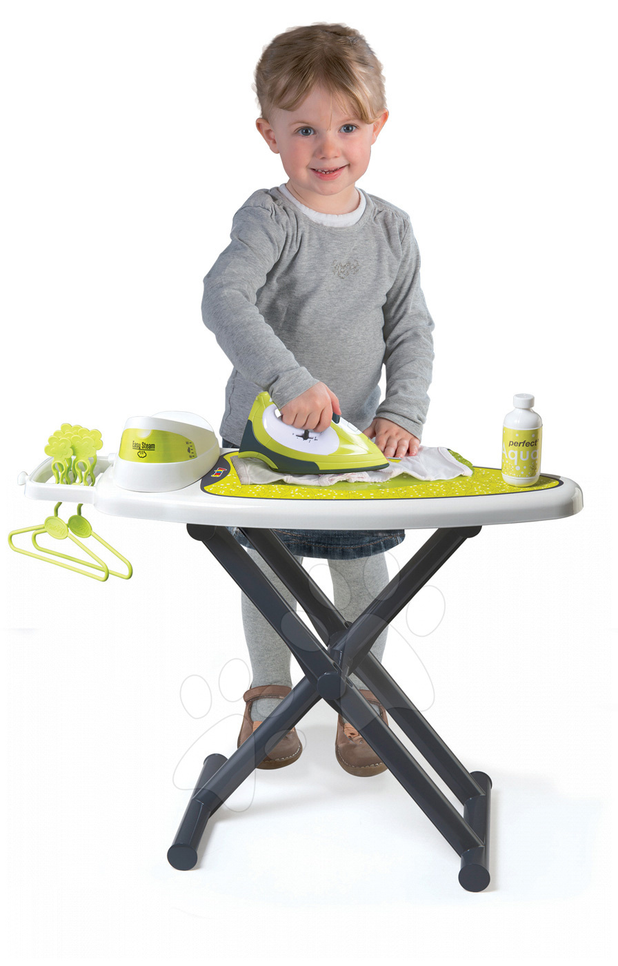 Smoby Ironing Board with electronic Clean iron and footstall