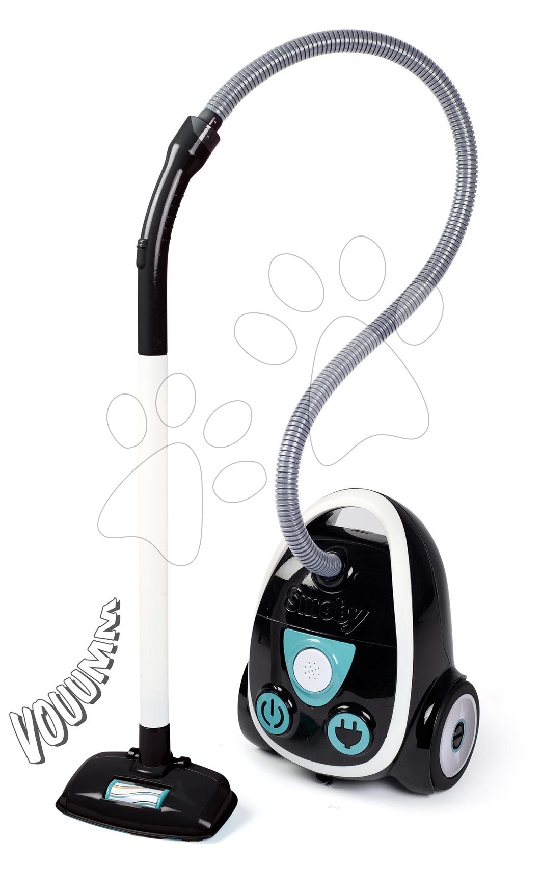 Igre kućanstva - Vysávač elektronický Vacuum Cleaner Smoby s reálnym zvukom vysávania SM330217