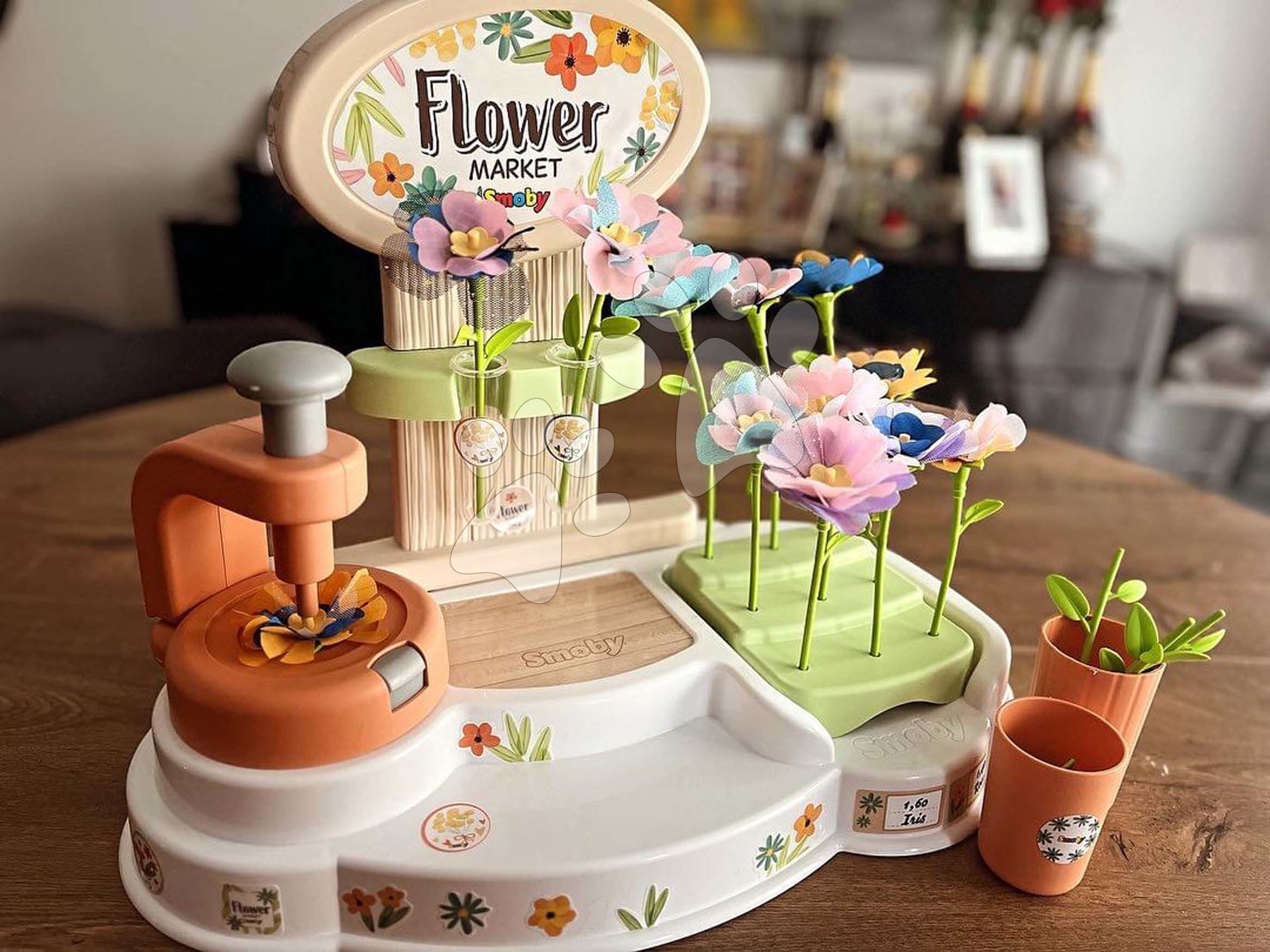 Virágüzlet saját virággyártással Flower Market Smoby különbö