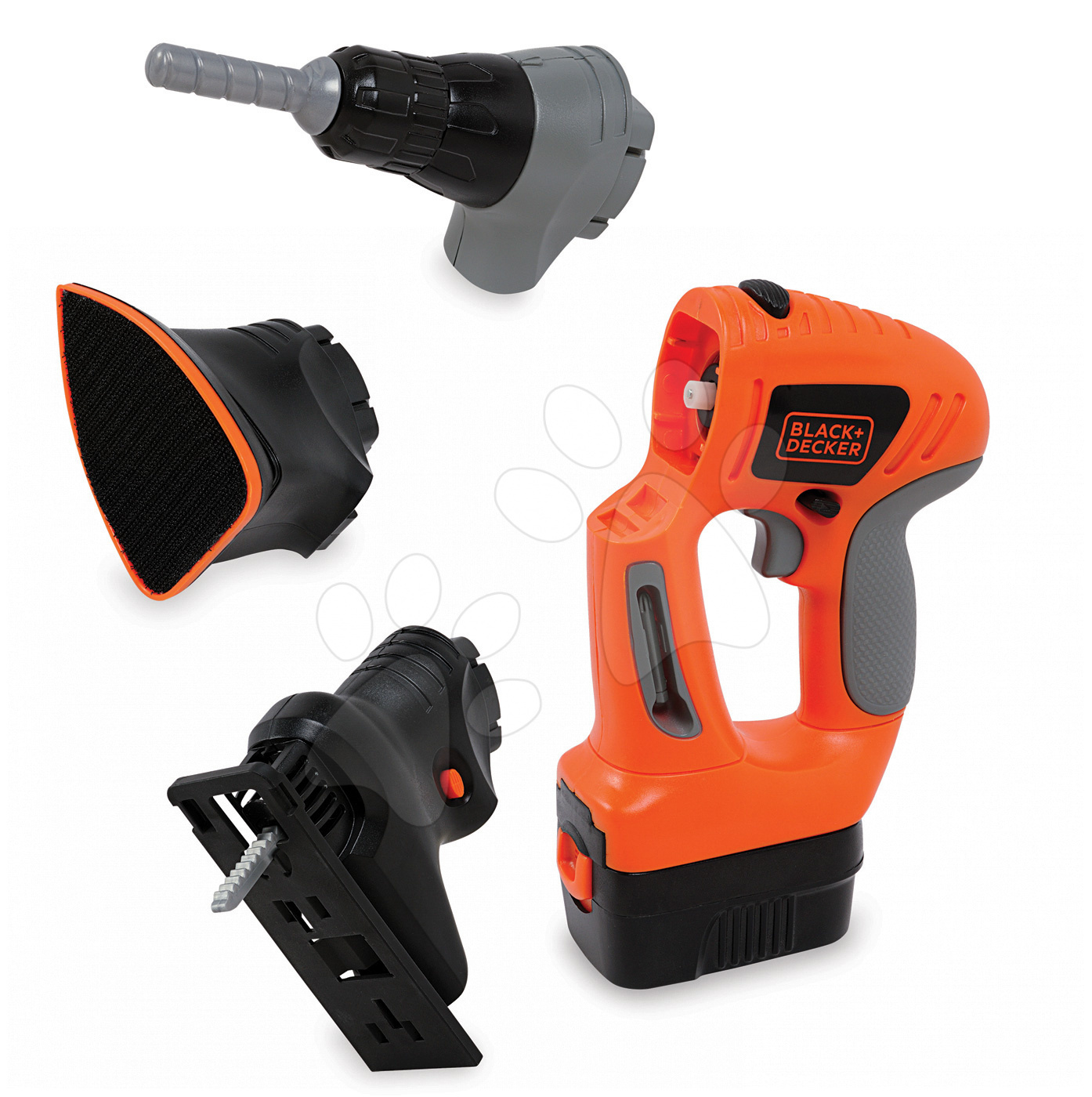 E-shop Smoby detské náradie Black+Decker Evo 360102 čierno-oranžové