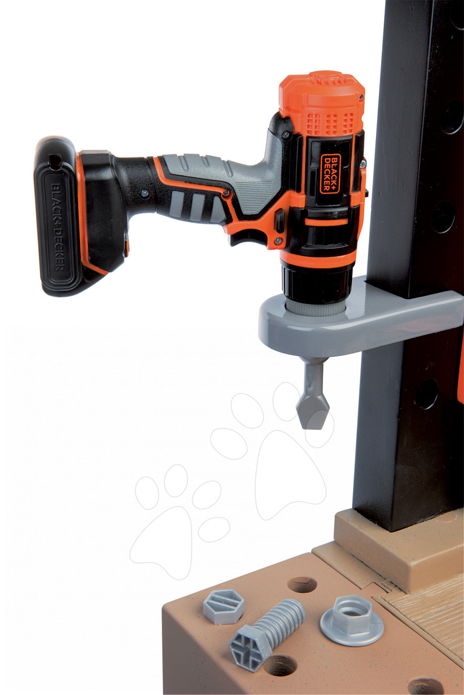 Smoby - Black&Decker DIY One Children's Workbench, Workshop, 79  Accessories, Includes Tools Such as Hammer, Screwdriver, from 3 Years  (7600360732)