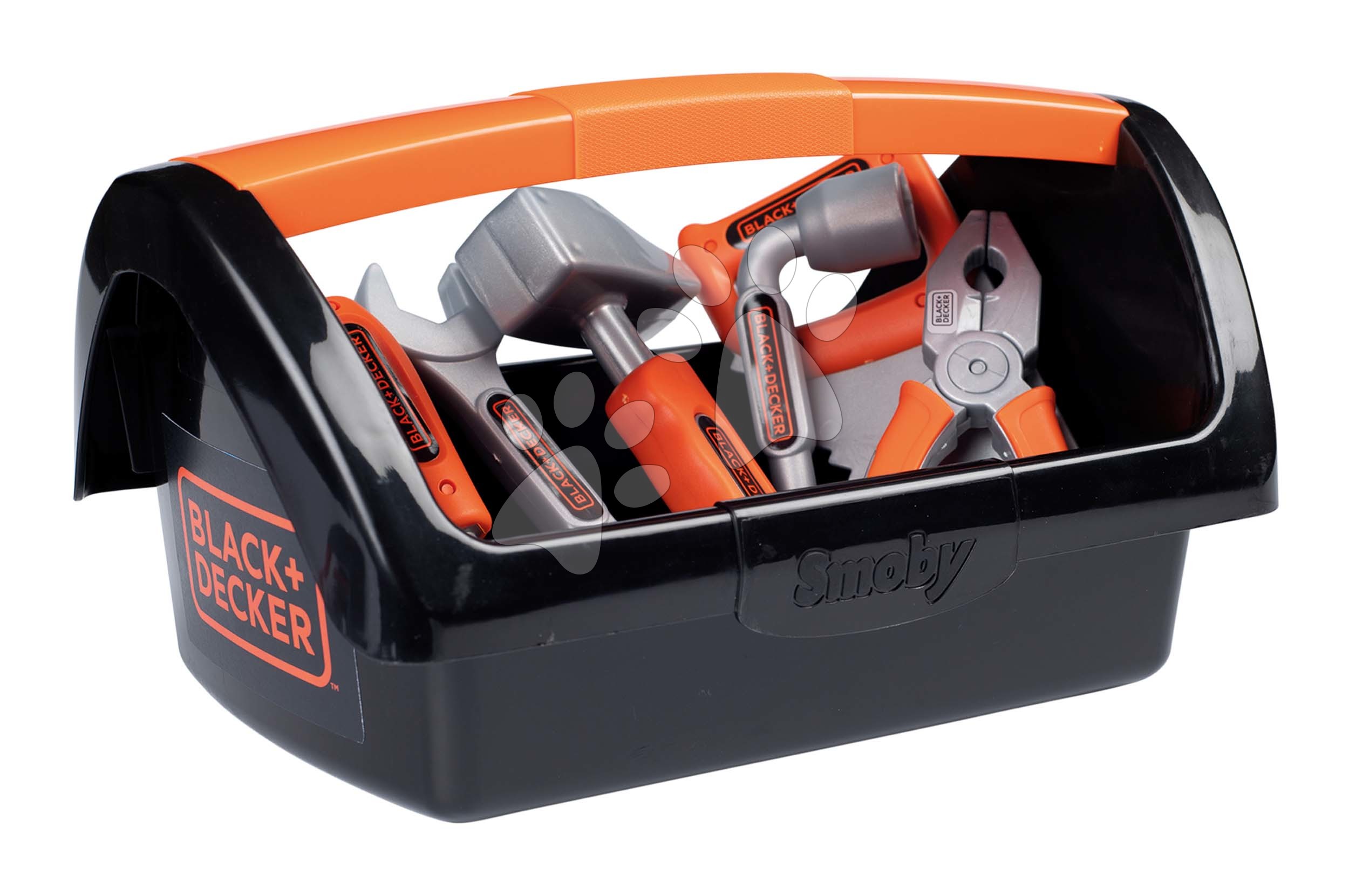 Oprema in orodje - Kovček z delovnim orodjem Black&Decker Tool Box Smoby s 6 dodatki