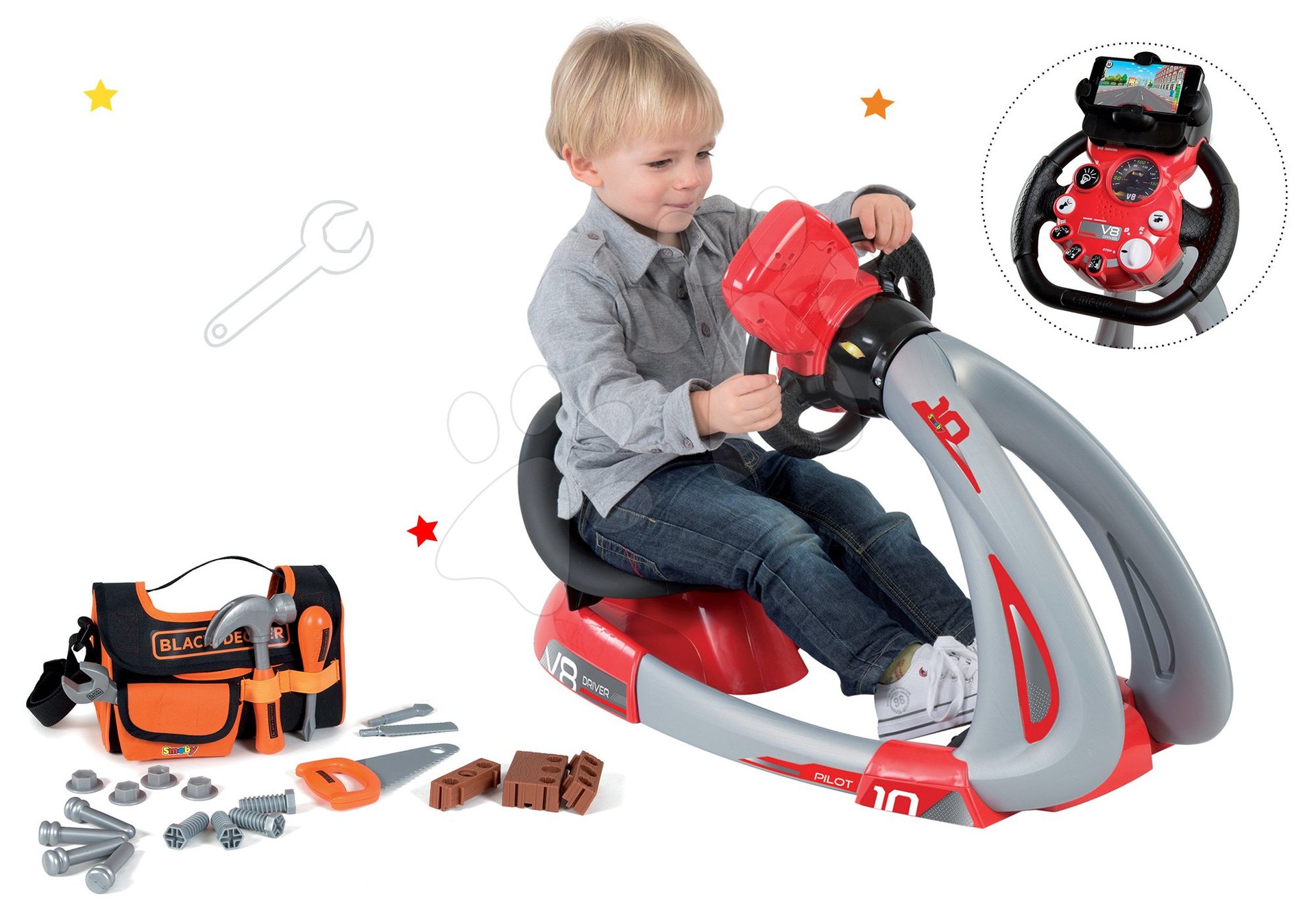 Simulator und Arbeitsgeräte Smoby