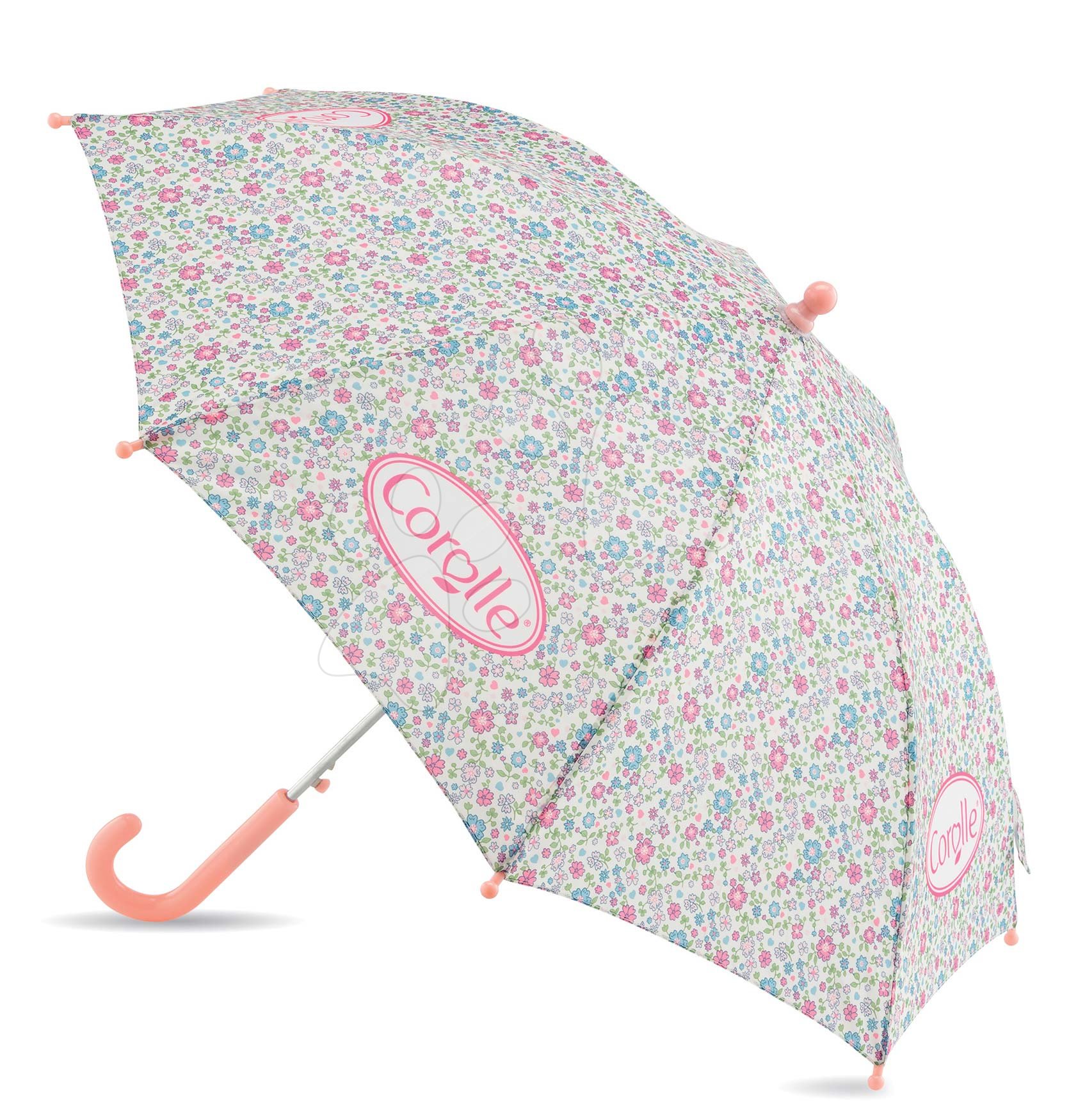 E-shop Dáždnik kvetinový Flowers Umbrella Les Bagages Corolle 62 cm rúčka a 83 cm priemer