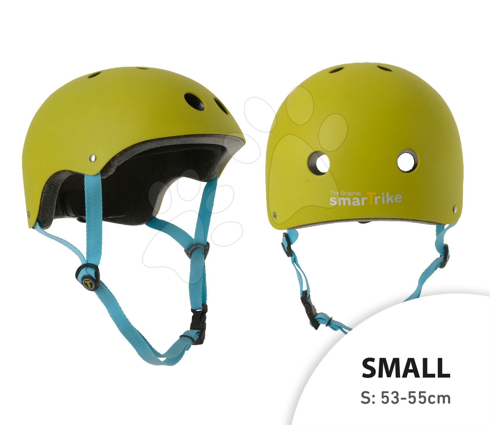 Prilba Green smarTrike S nastaviteľná veľkosť 53-55 cm s 11 vetračkami zelená