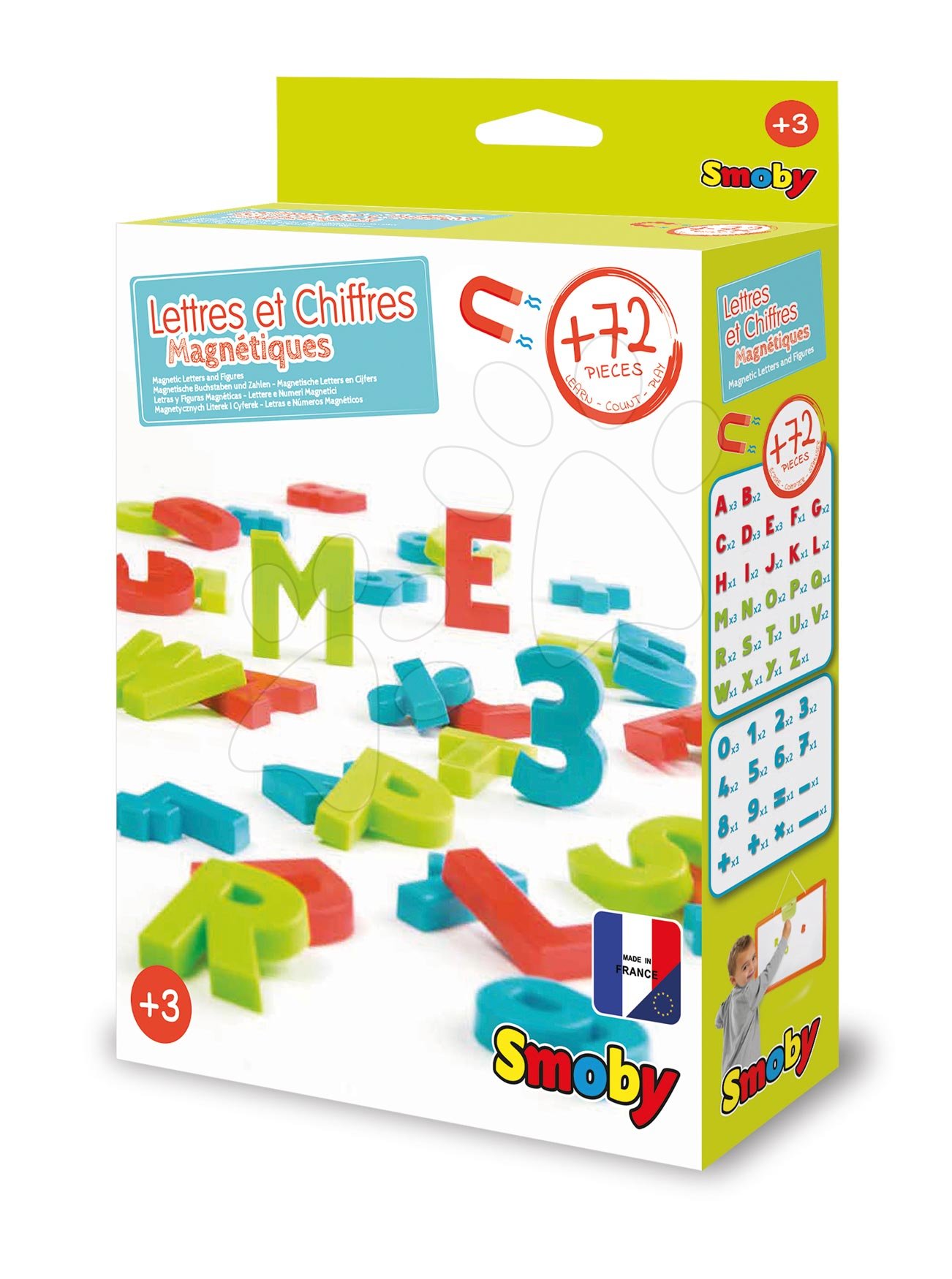 Learning Resources Lettere Magnetiche, Set Da 82 Pezzi (26 Maiuscole E 56 Minuscole) In Scatola Portaoggetti, Per Bambini Dai 3 Anni