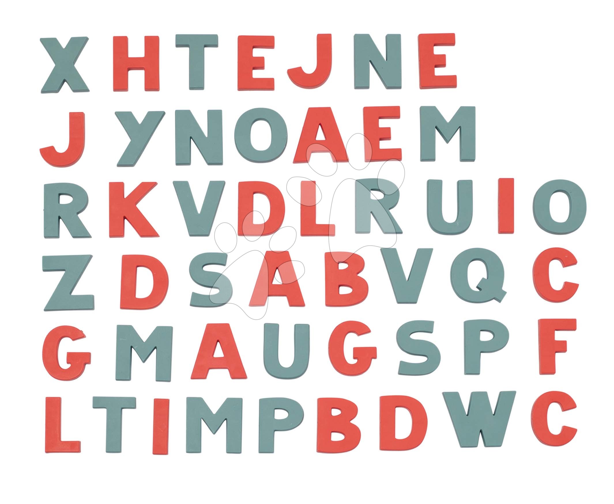 Magnetické písmenká veľké ABC Magnetic Letters Smoby dvojfarebné 48 kusov