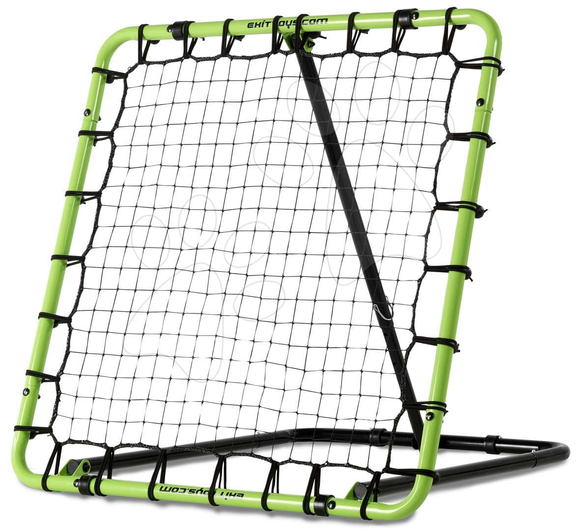 Odrazová síť fotbalová Tempo multisport rebounder Exit Toys polohovatelná ocelľový rám 100*100 cm