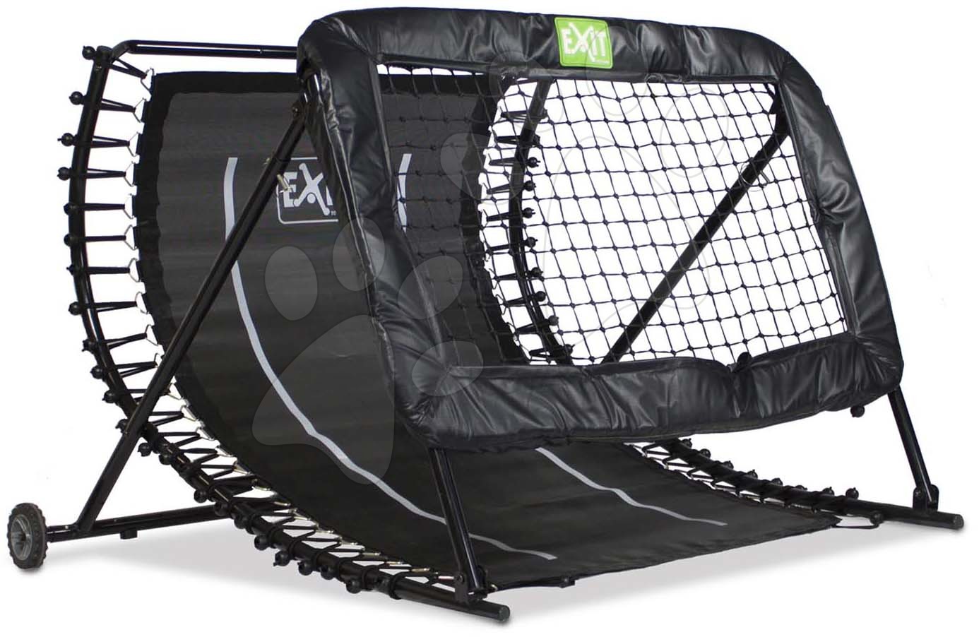 Odrazová sieť futbalová Kickback football rebounder Exit Toys multifunkčná oceľový rám 124*90 cm