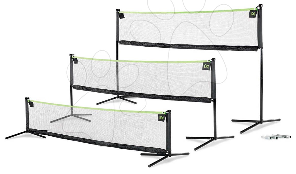 Multifunkčná sieť na loptové hry adjustable sport net Exit Toys 155*300 cm oceľový rám nastaviteľná výška