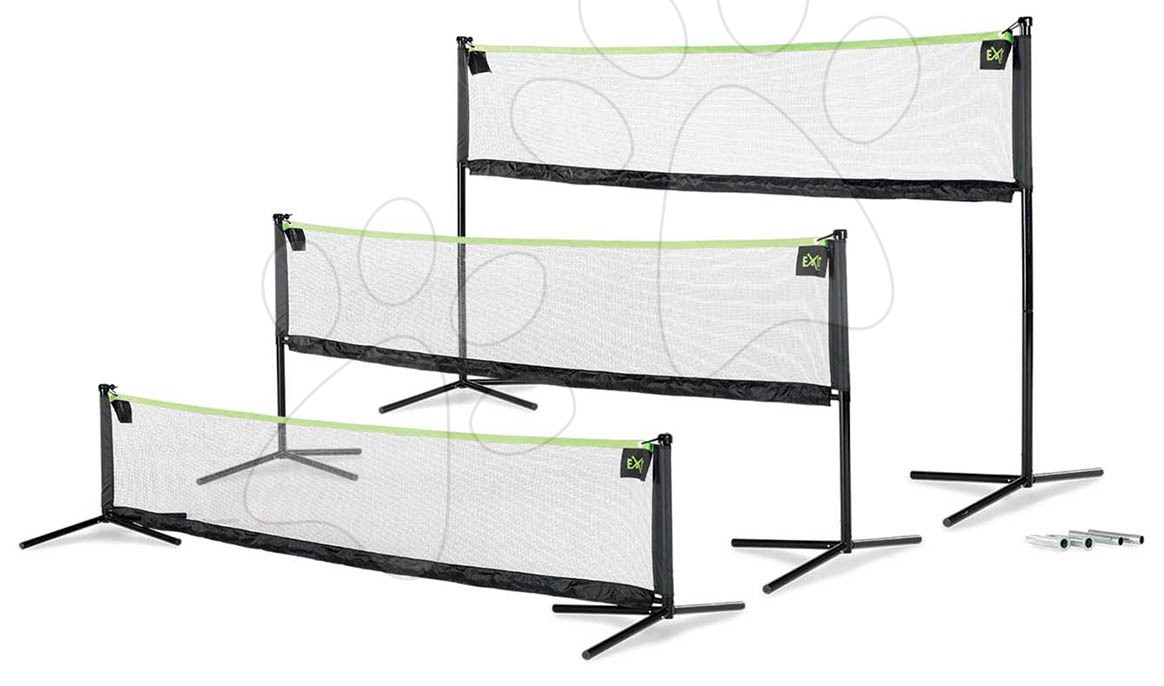 E-shop Multifunkčná sieť na loptové hry adjustable sport net Exit Toys 155*300 cm oceľový rám nastaviteľná výška