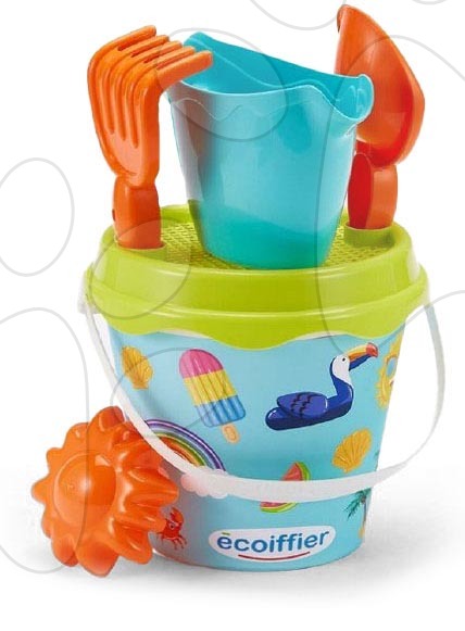 Vedro set zmrzlina Garden&Seasons Écoiffier s 18 cm krhlou 6 dielov s IML potlačou od 18 mes