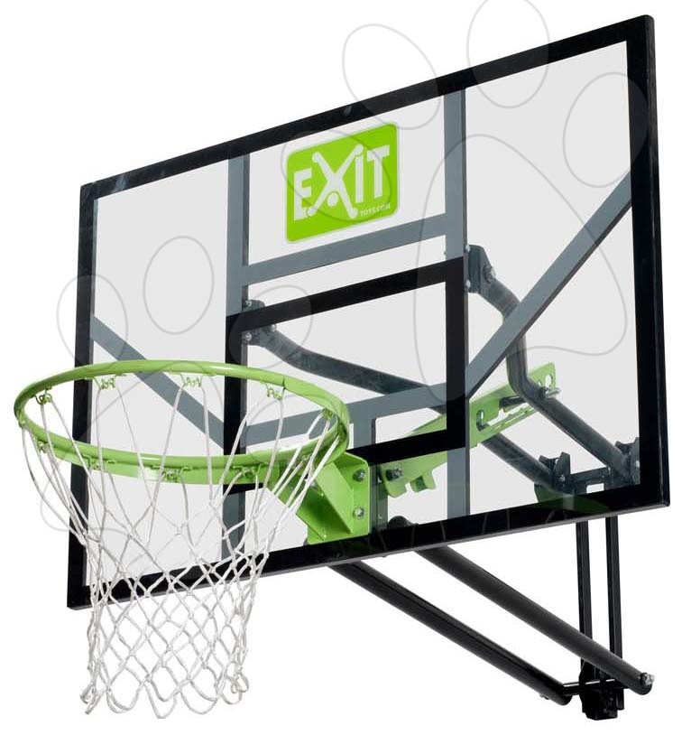 Kosárlabda konstrukció palánkkal és kosárral Galaxy wall mount system Exit Toys acél falra erősíthető magasságilag állitható