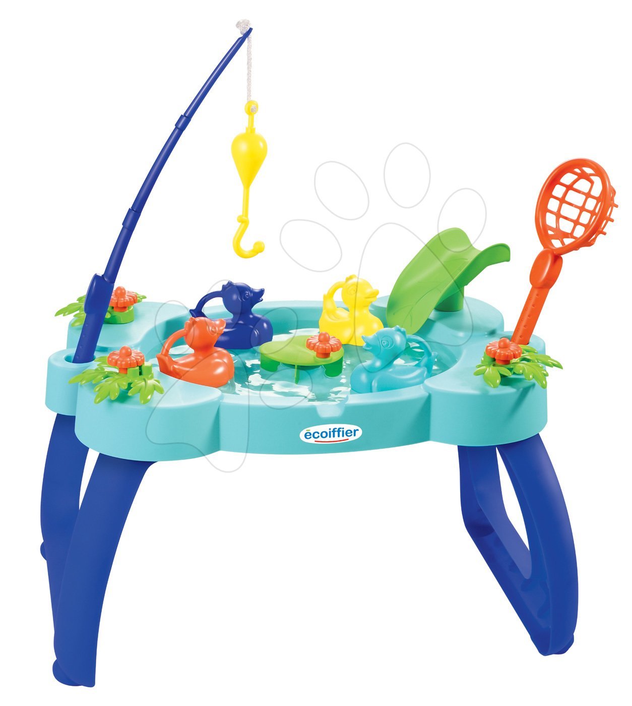 Écoiffier rybářský stolek Fishing table s rybářskou udicí a síťkou 4610