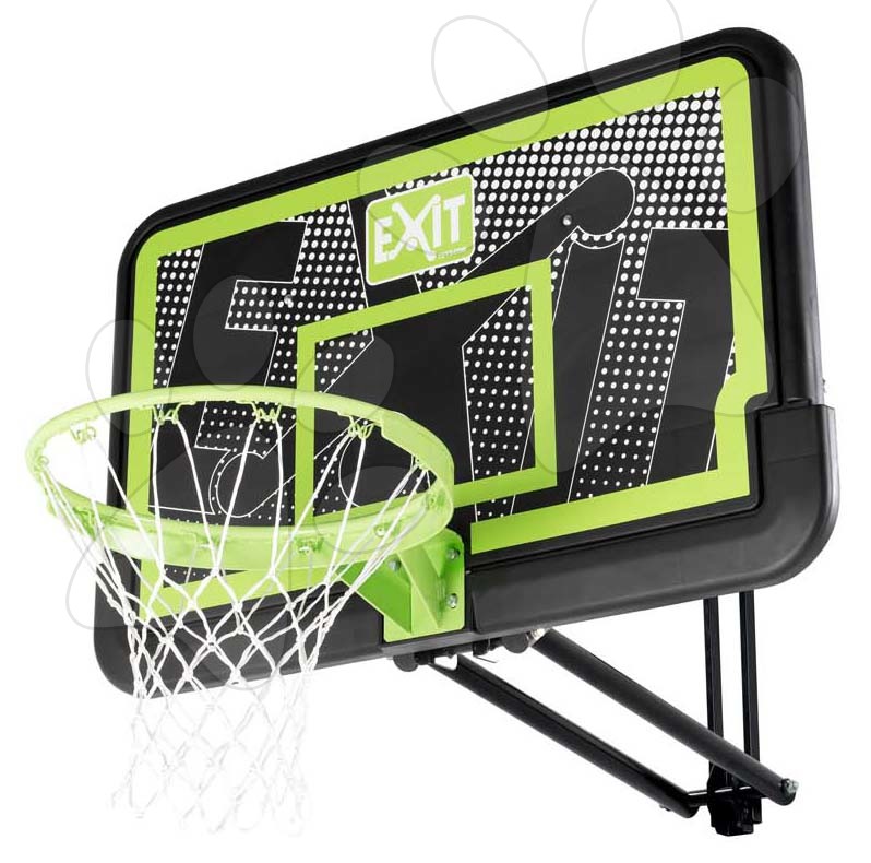 Košarka  - Košarkarski koš s tablo in obročem Galaxy wall mount system black edition Exit Toys kovinski nosilci za steno nastavljiva višina