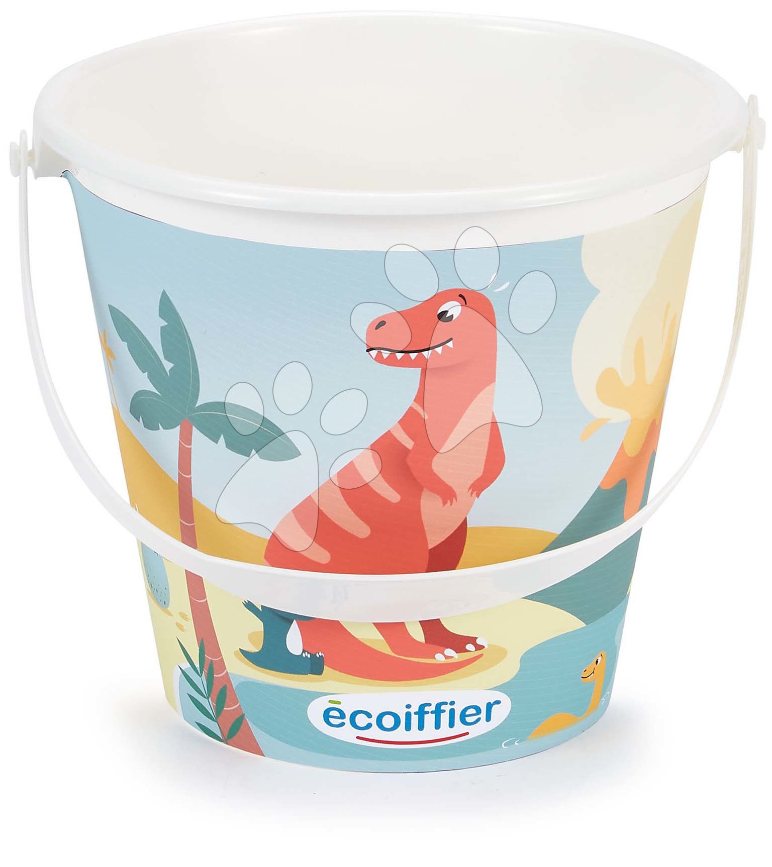 Vödör homokozóba Dino Bucket Écoiffier 17 cm magas 18 hó-tól