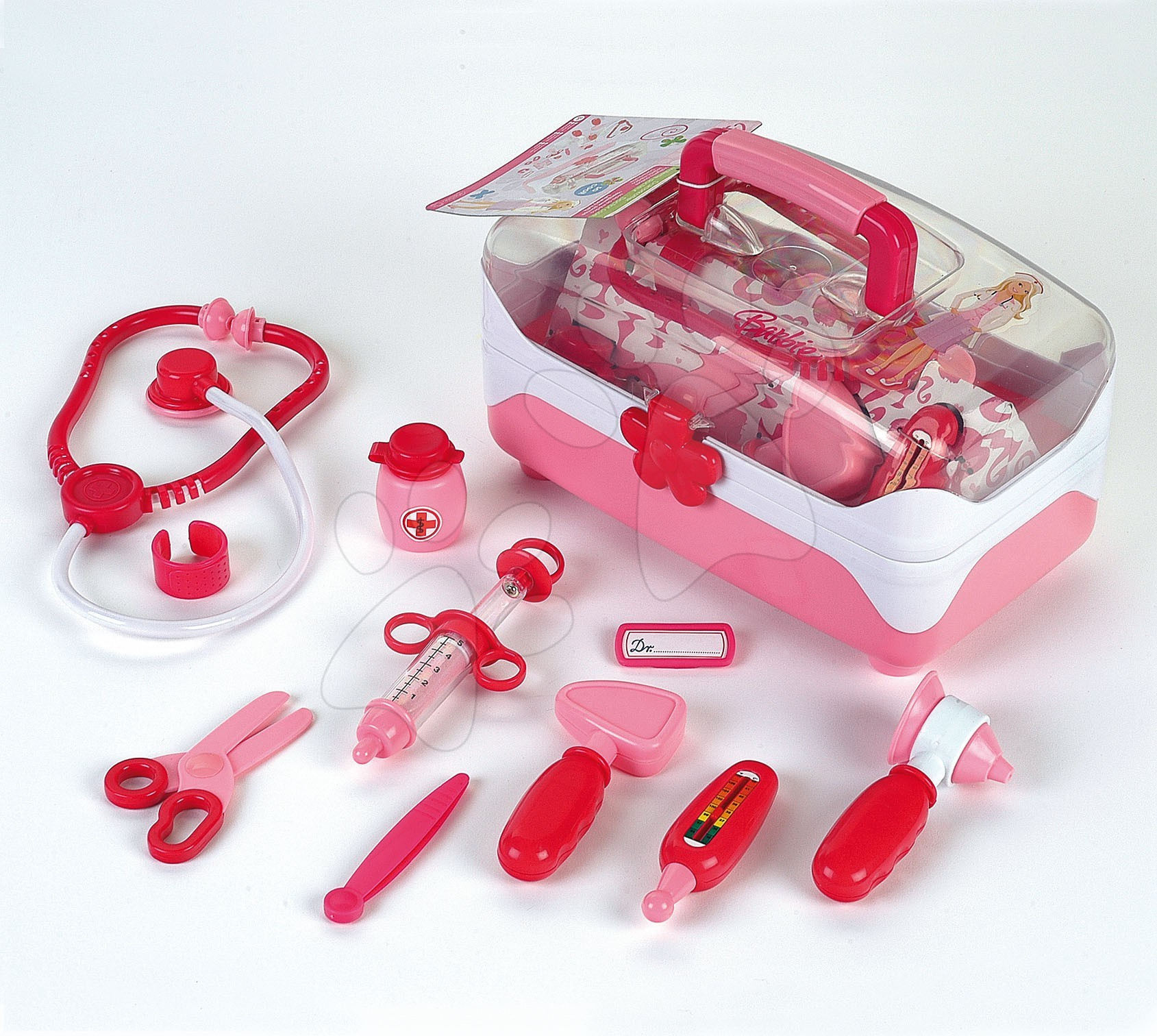 Staré položky - Barbie lekársky kufrík s doplnkami Klein 